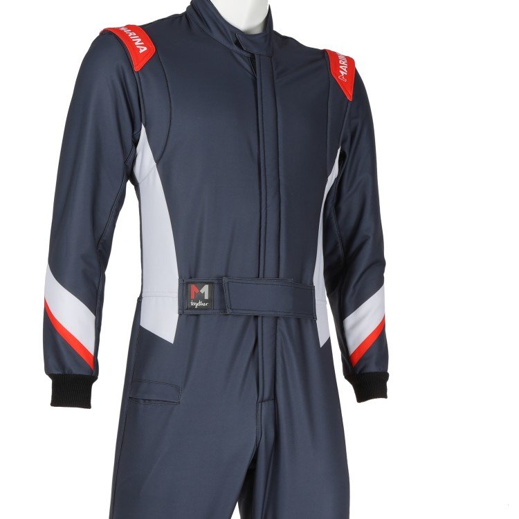 SALE Marina UNIC ATM Gray Red FIA Auto Racing Suit size 52 (Copy)