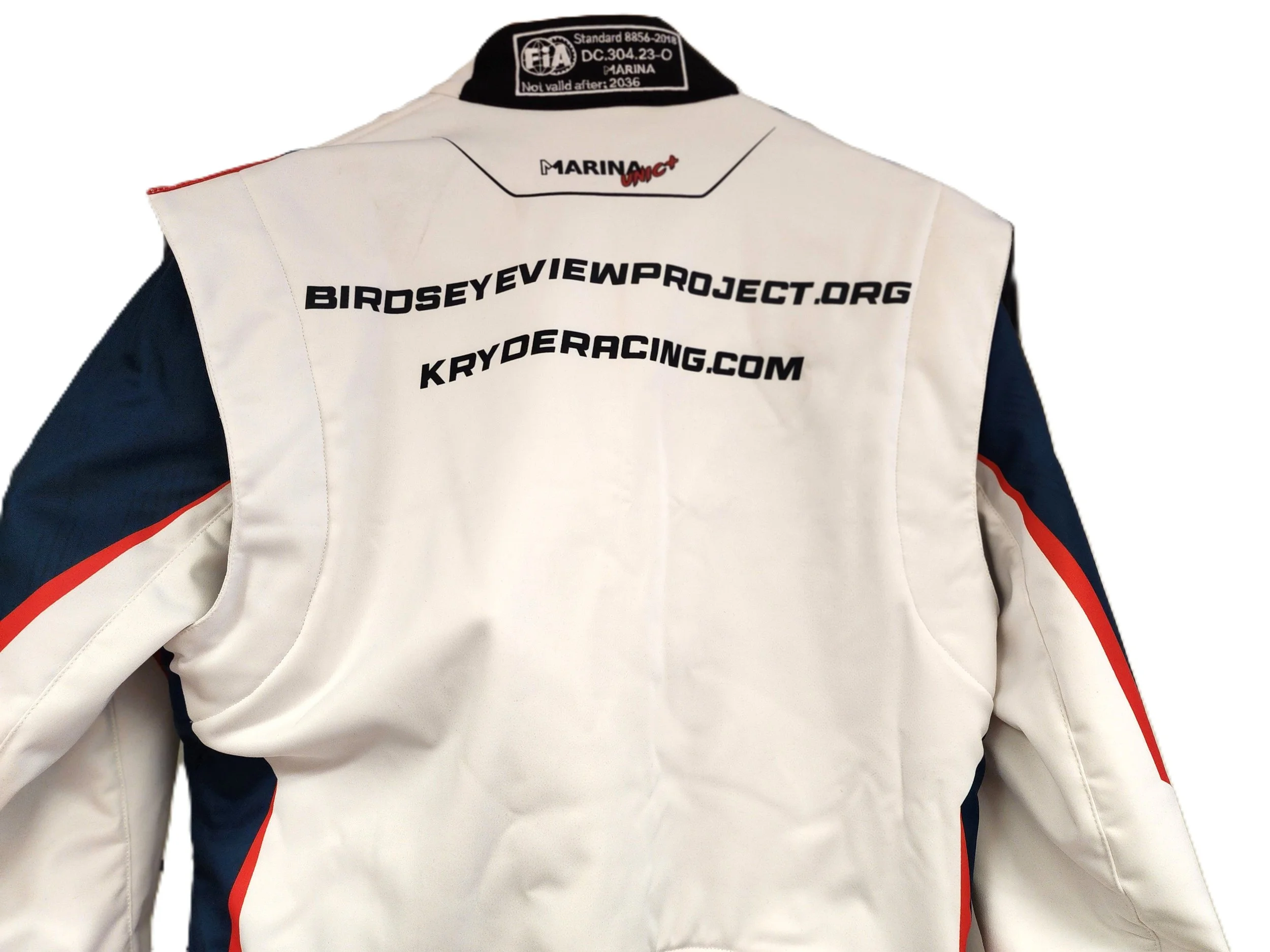 New year, new suit - starting the season afresh with a great charity to sponsor -- Birds Eye View Project