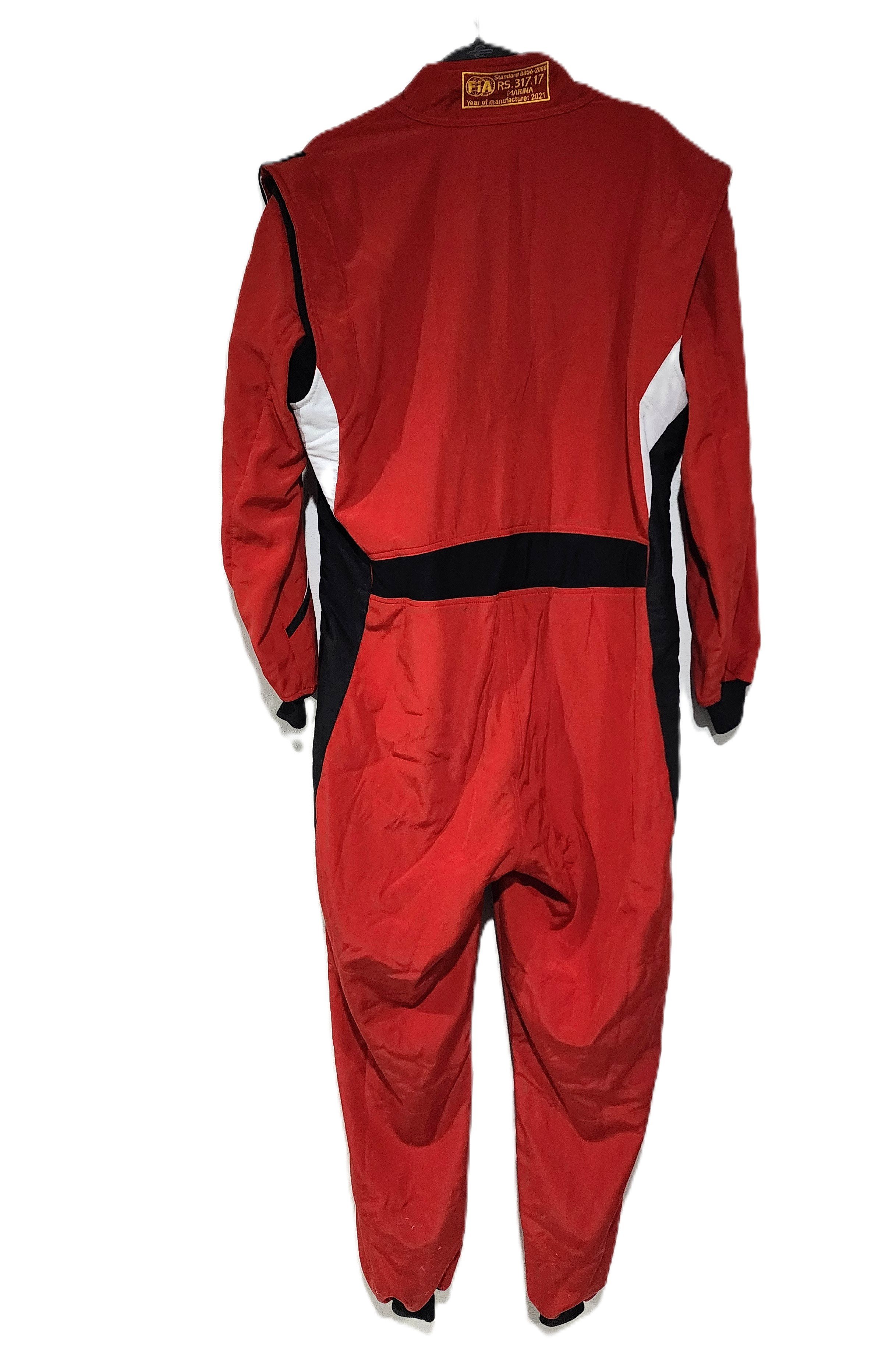 Marena Racewear Air Ger FIA Suit Red Size 60 back