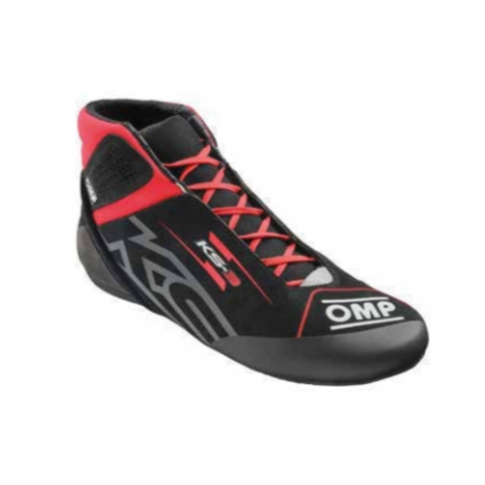 ks-3 black  red OMP karting shoe