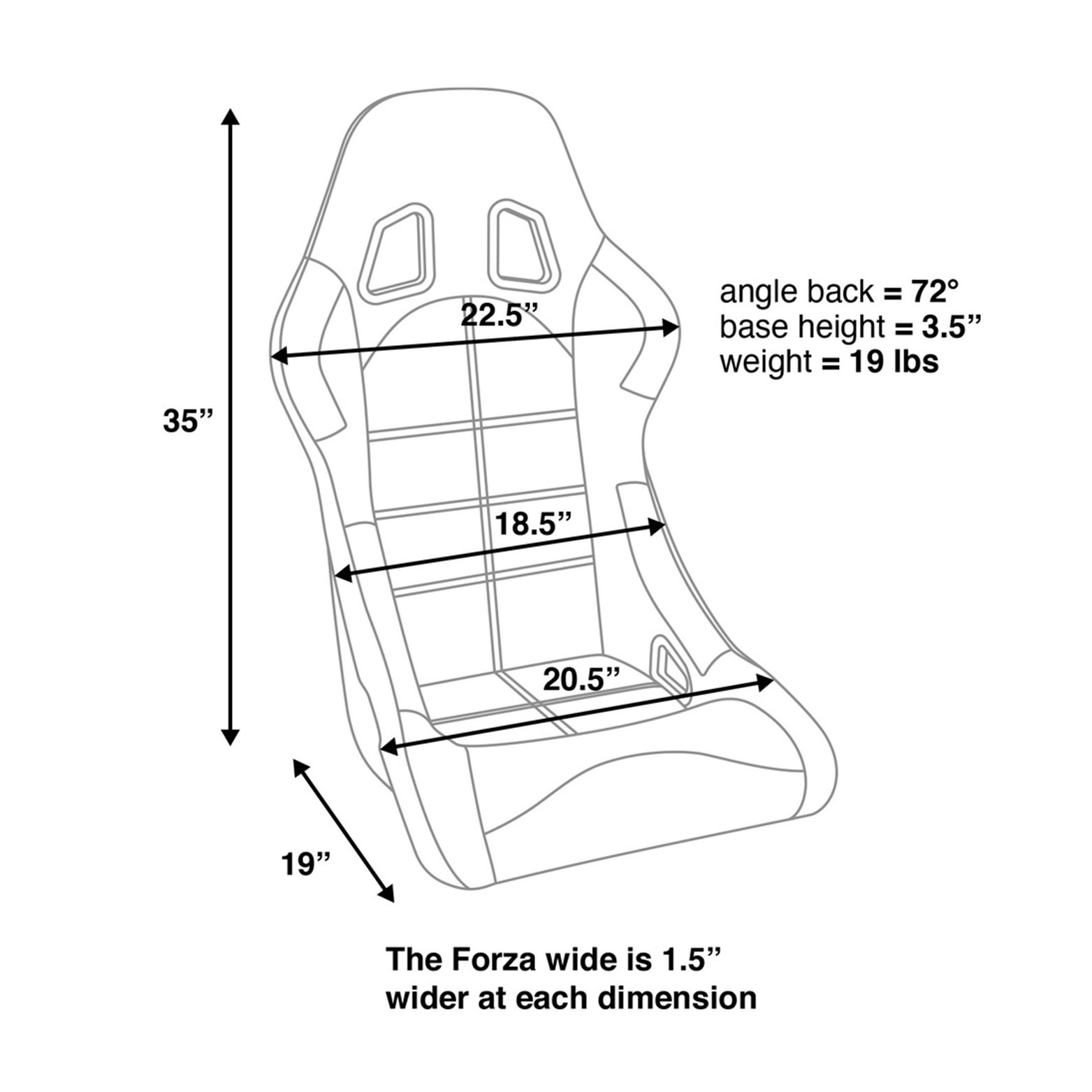 CORBEAU FORZA SEAT