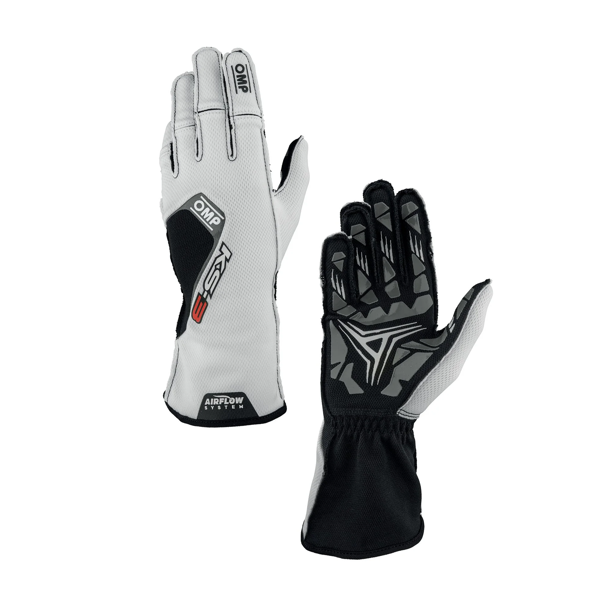 KB0-2756-A01-129 WHITE BLACK KS-3 kart glove 2026