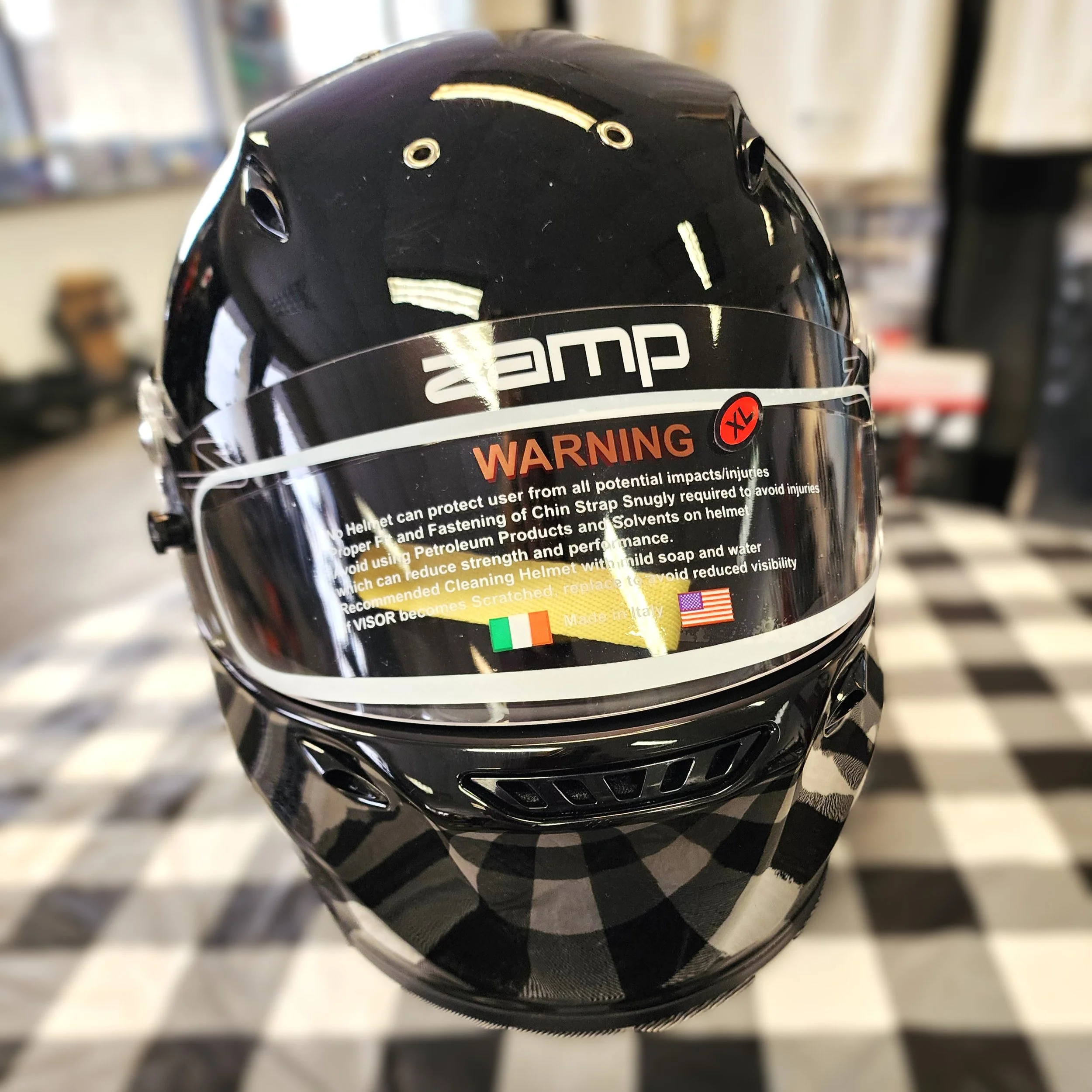 SALE ZAMP ZR-72 Helmet Black Gloss XL