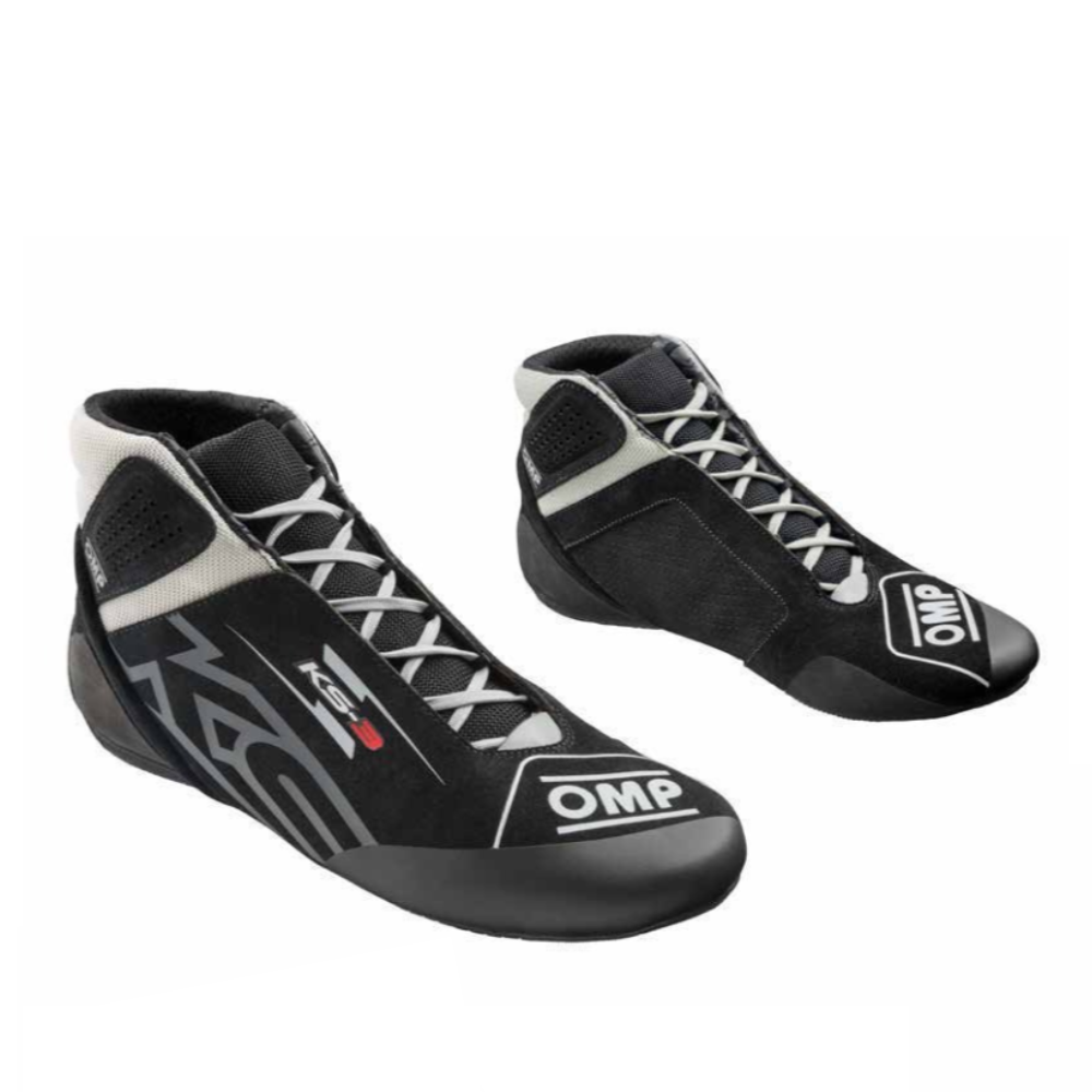 ks-3 black  white OMP karting shoe