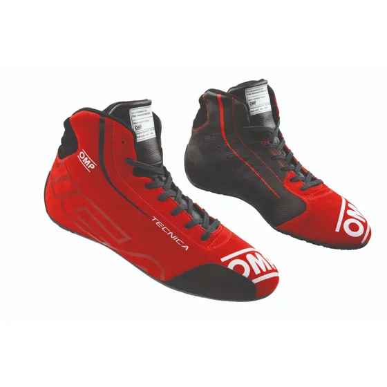 2025 OMP Tecnica Racing Shoe red black