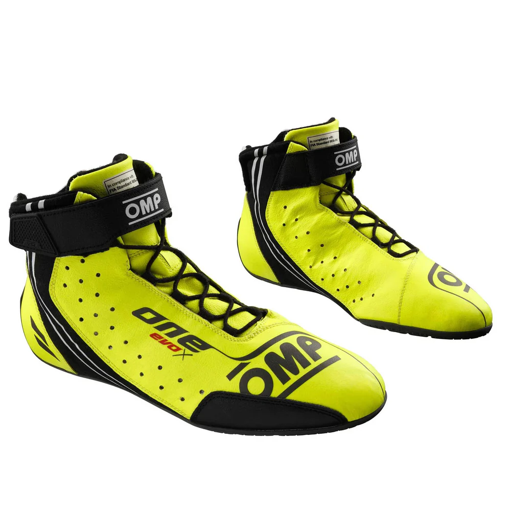 OMP One EVO X Racing Shoe yellow