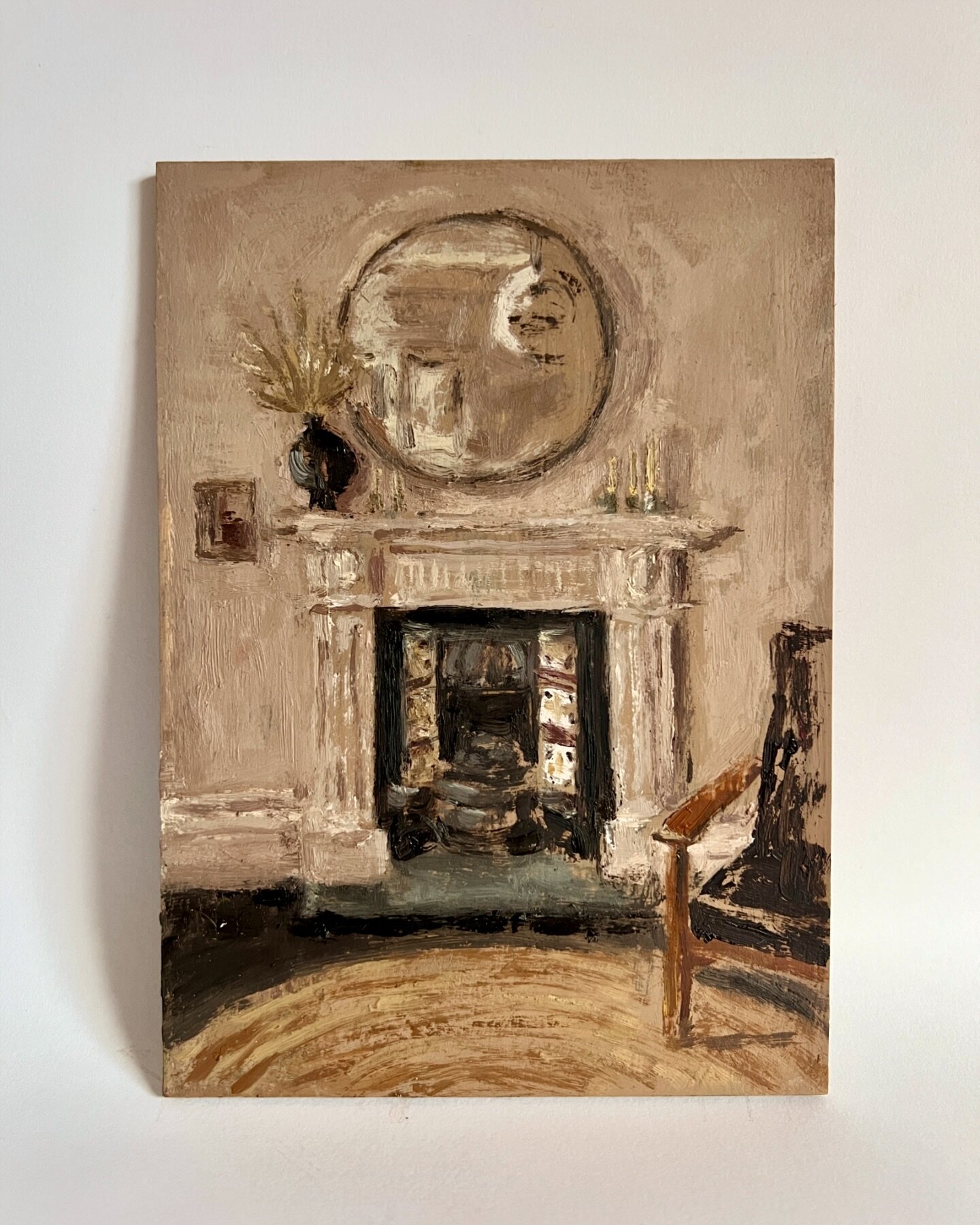 Caledonian, the Scottish exhibition
Thompson&rsquo;s Gallery, Harpenden
6th - 23rd March

Available now, I have four pieces showing at @thompsonsgallery including this one

&lsquo;Fireplace in Stockbridge&rsquo;
Oil on wood panel
5&rsquo; x 7&rsquo;
