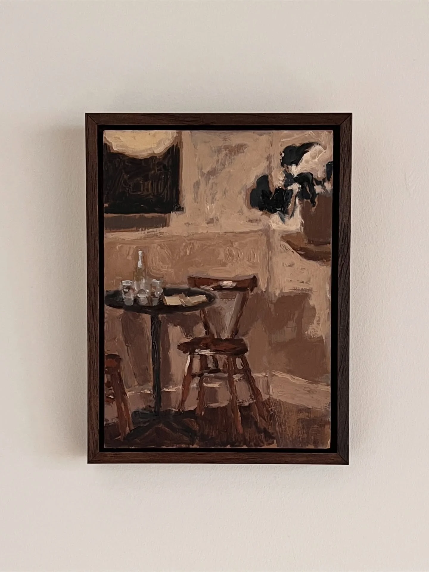 Also showing at The Open Eye Gallery this month, I have four framed paintings in &lsquo;The Edinburgh Room&rsquo; exhibition
November 25th - December 20th

&lsquo;Spry, interior corner&rsquo;
13 x 18cm
Oil on wood panel 

@openeyegallerye @spry_wines