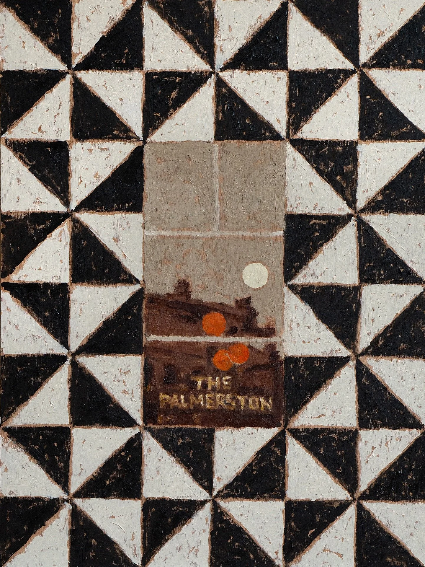 The Palmerston window, tiled
30.5 x 40.5 cm
Oil on wood panel
sold

On show now at The Open Eye Gallery, Edinburgh

There are a few paintings featuring this restaurant, The Palmerston - it&rsquo;s a celebration of great food, wine, and interior space