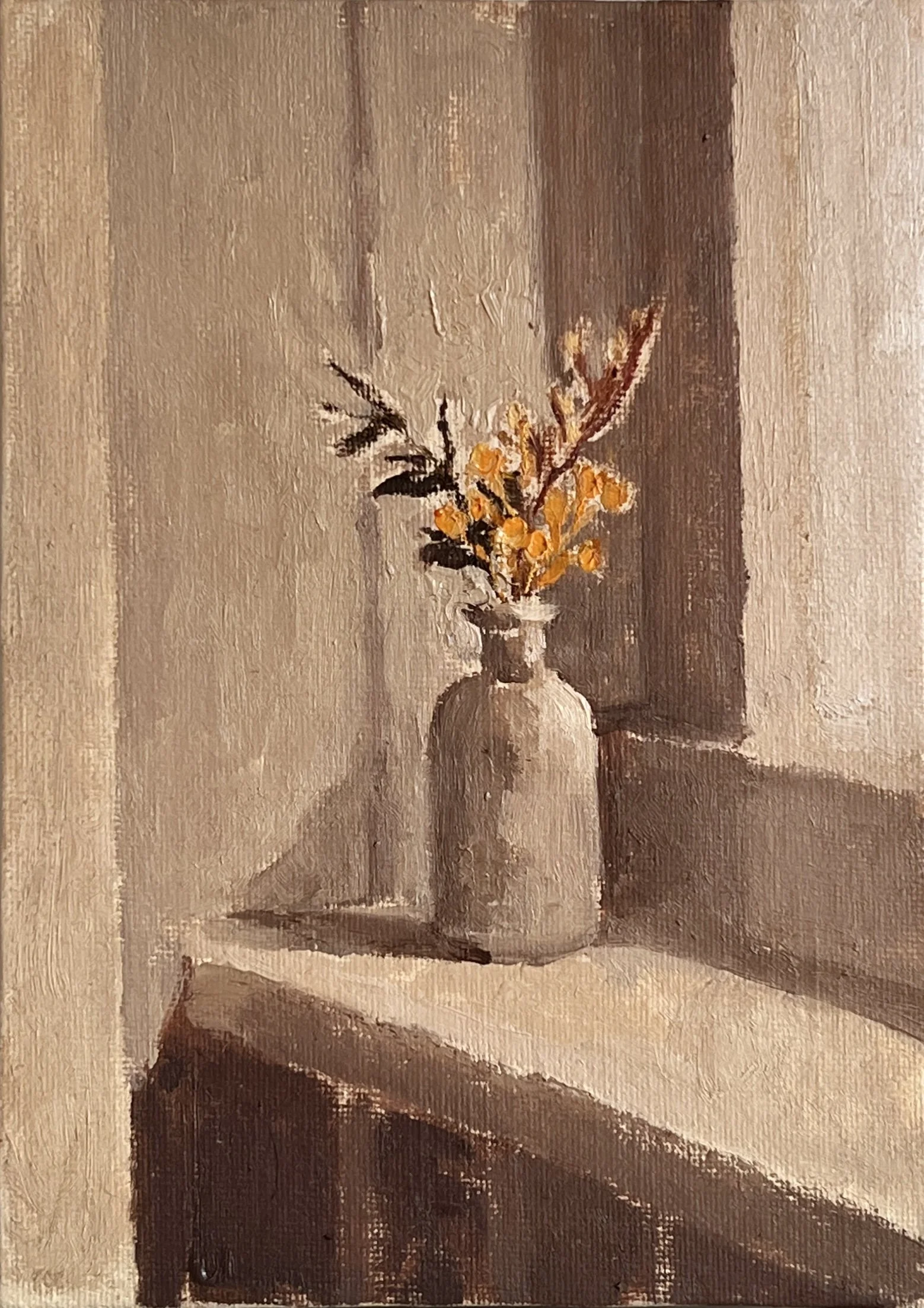 Arrangement at Ardfern - 
Oil on canvas board - 
13 x 18 cm - sold