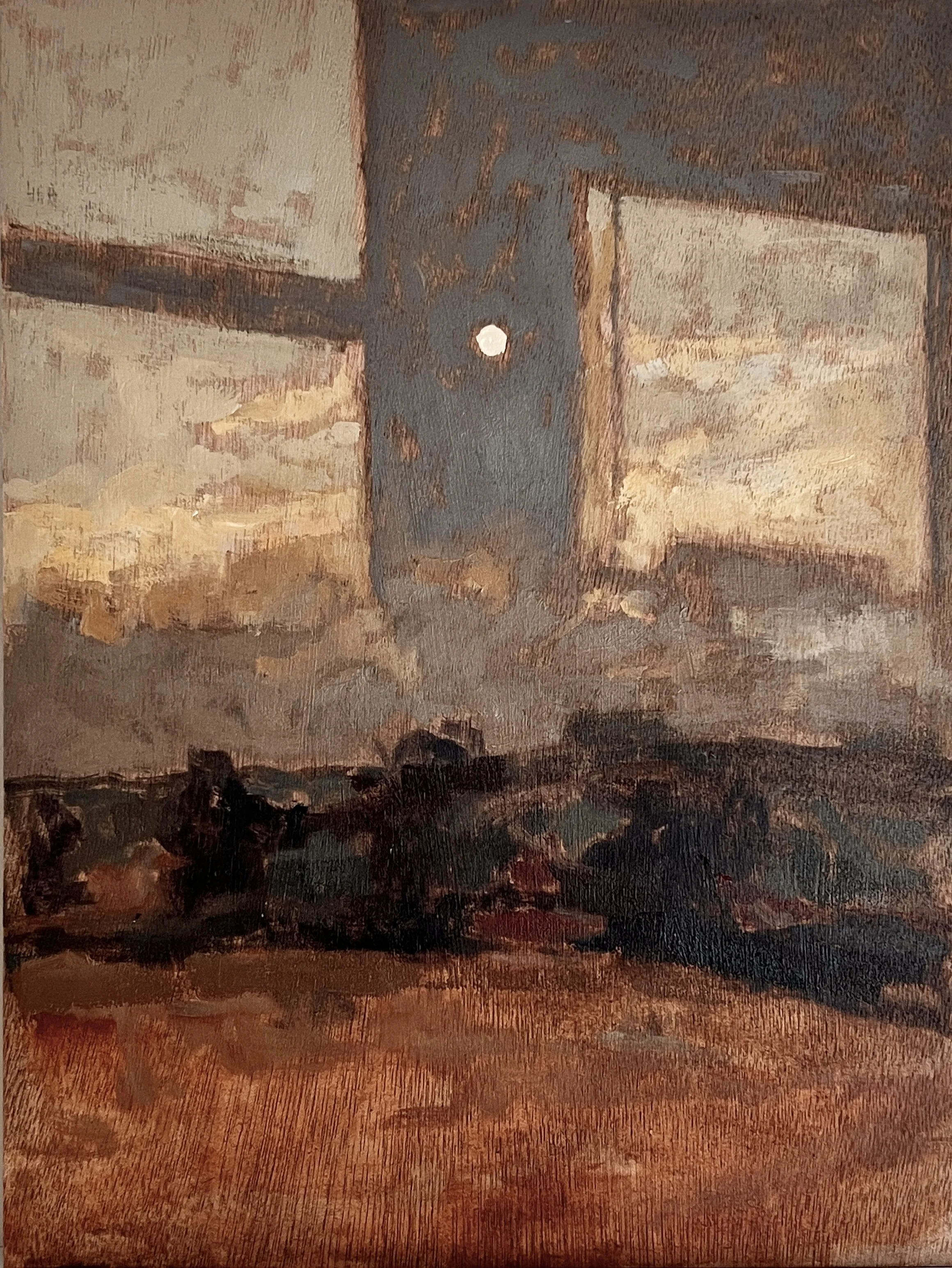 Waxing gibbous, November - sold