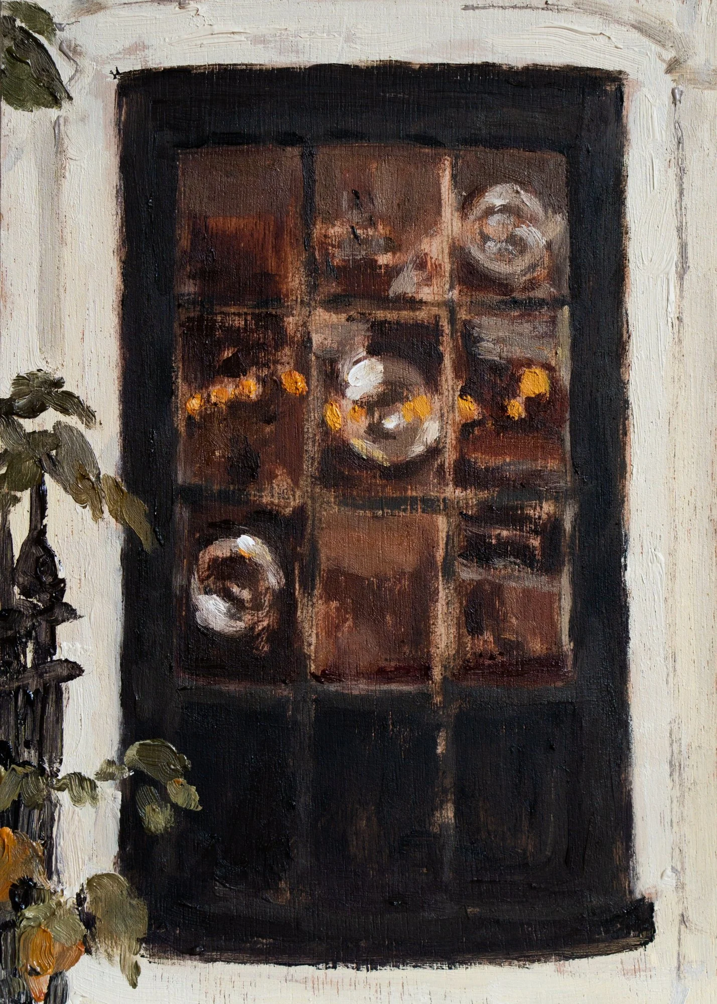 Montrose, turret window -
oil on wood panel -
12.7 x 17.7 cm