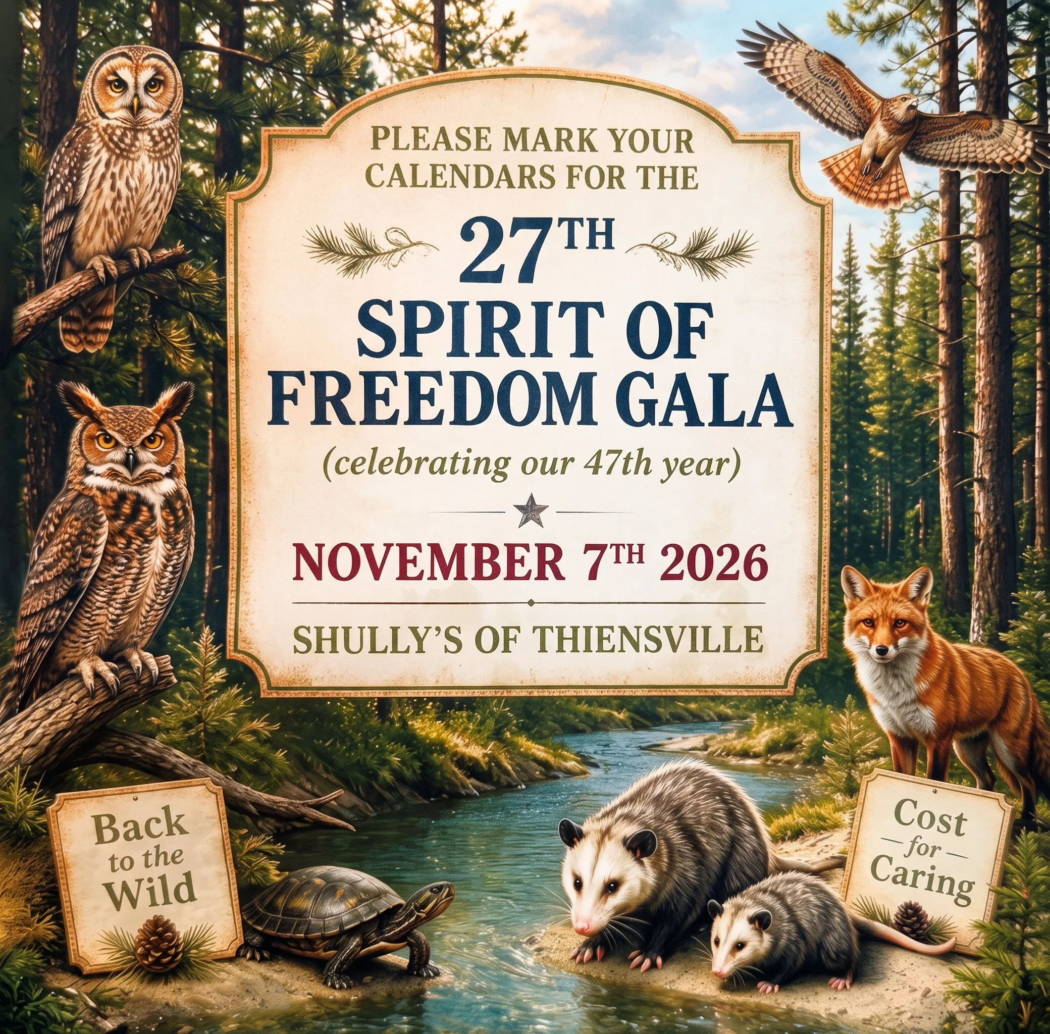 Fall 2026 27th Annual Sprit of Freedom Gala
