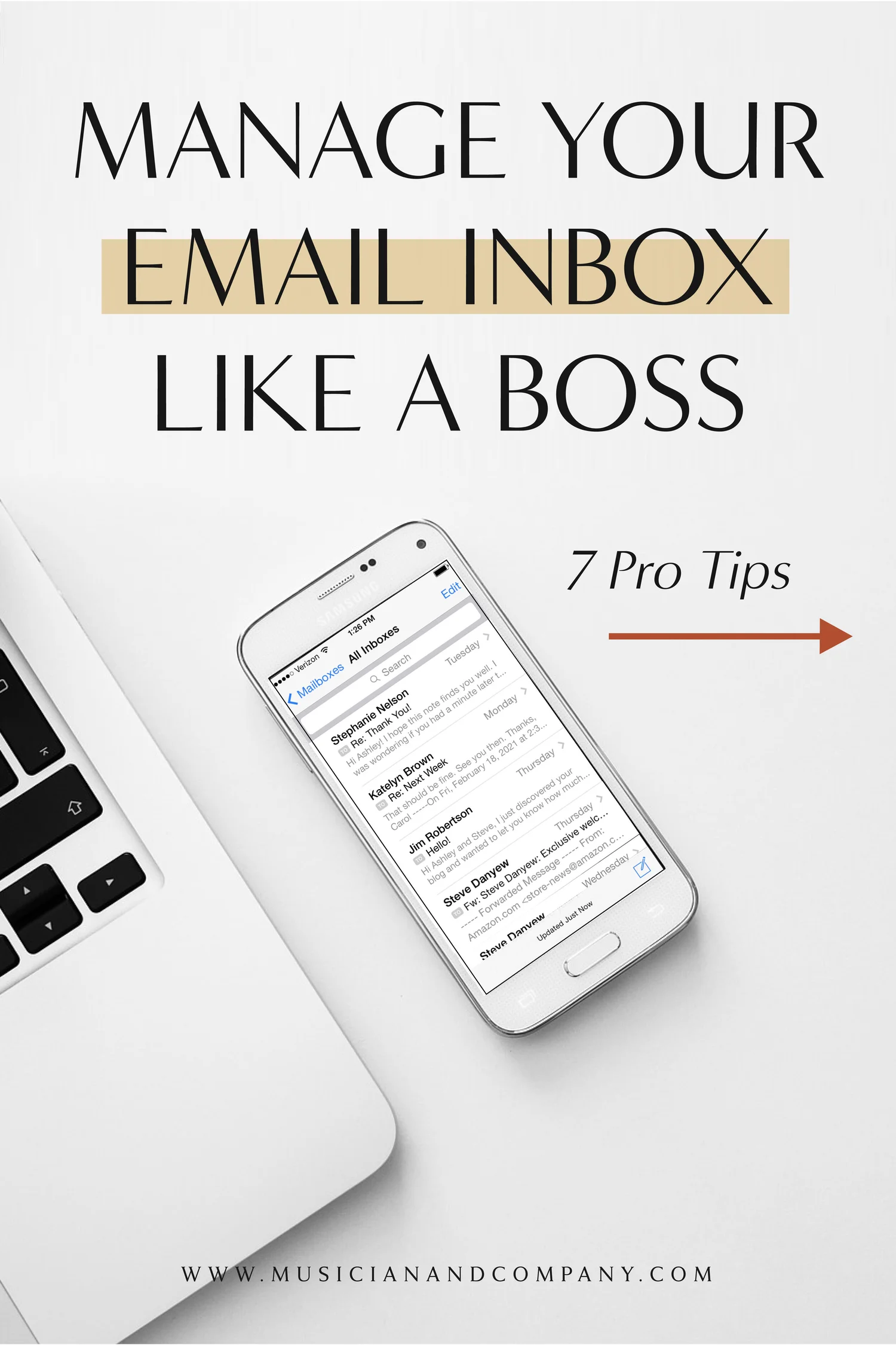 Manage Your Email Inbox Like a Boss | Musician & Co.
