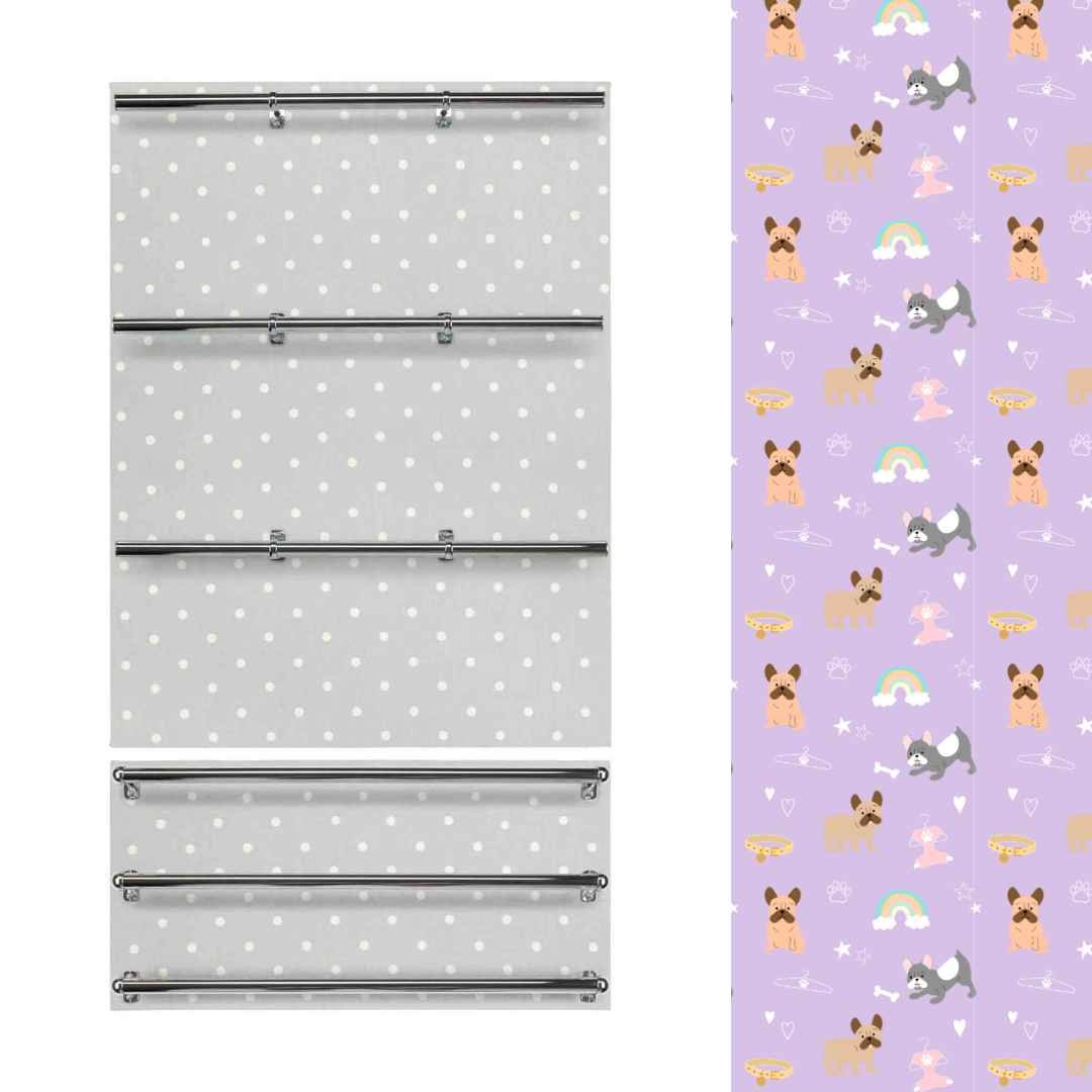 Lilac Frenchies Collar and Lead.jpg