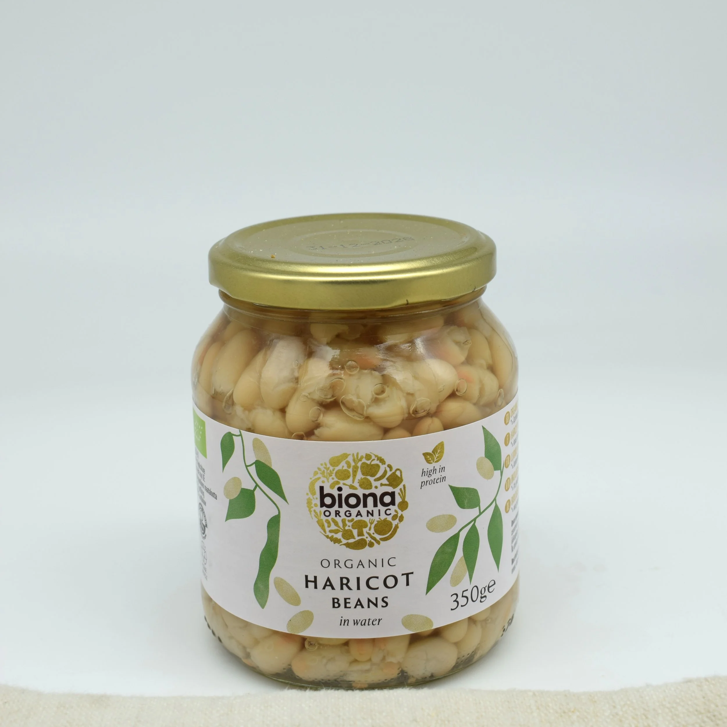 Biona organic haricot beans in jar 350g