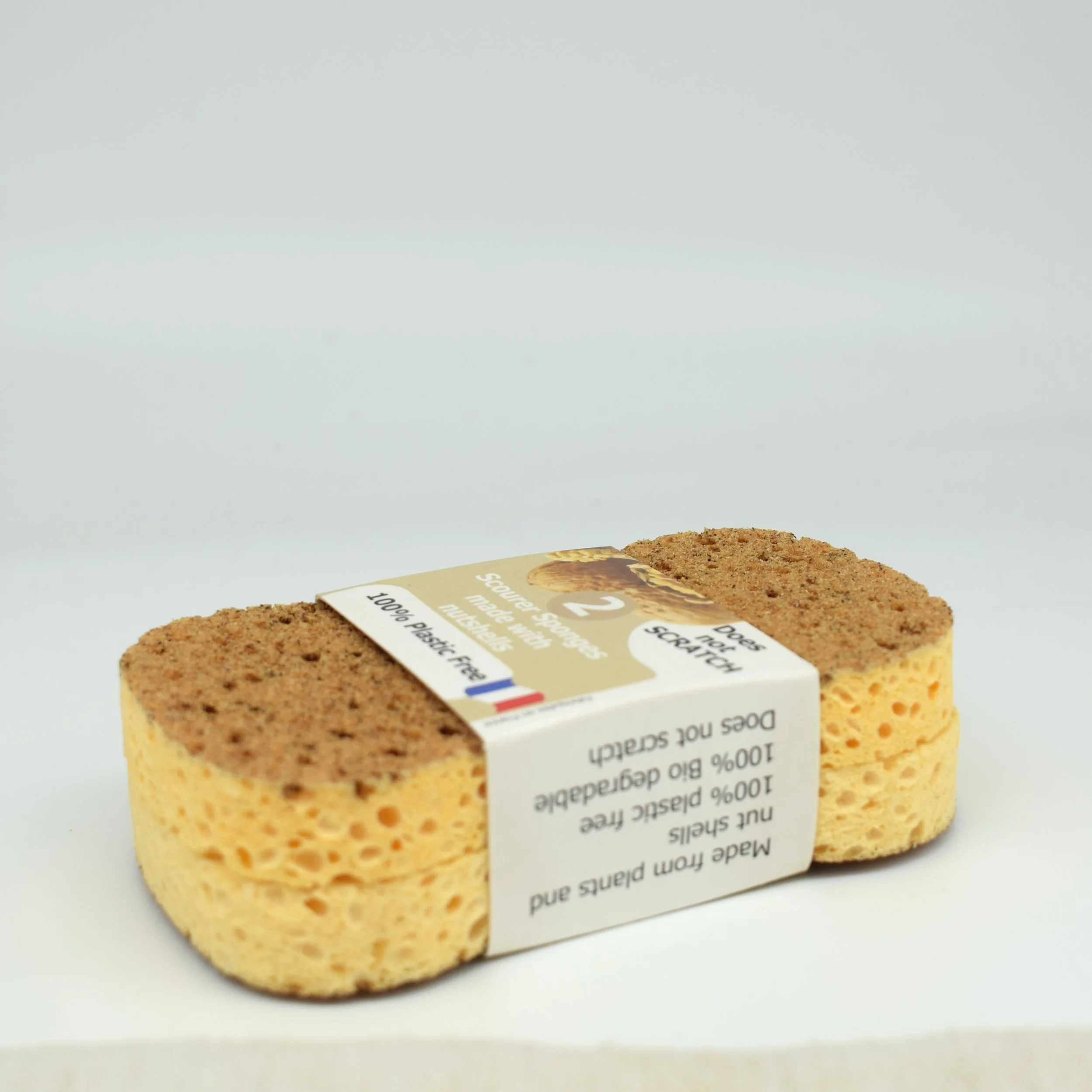 nutshell scourer sponge
