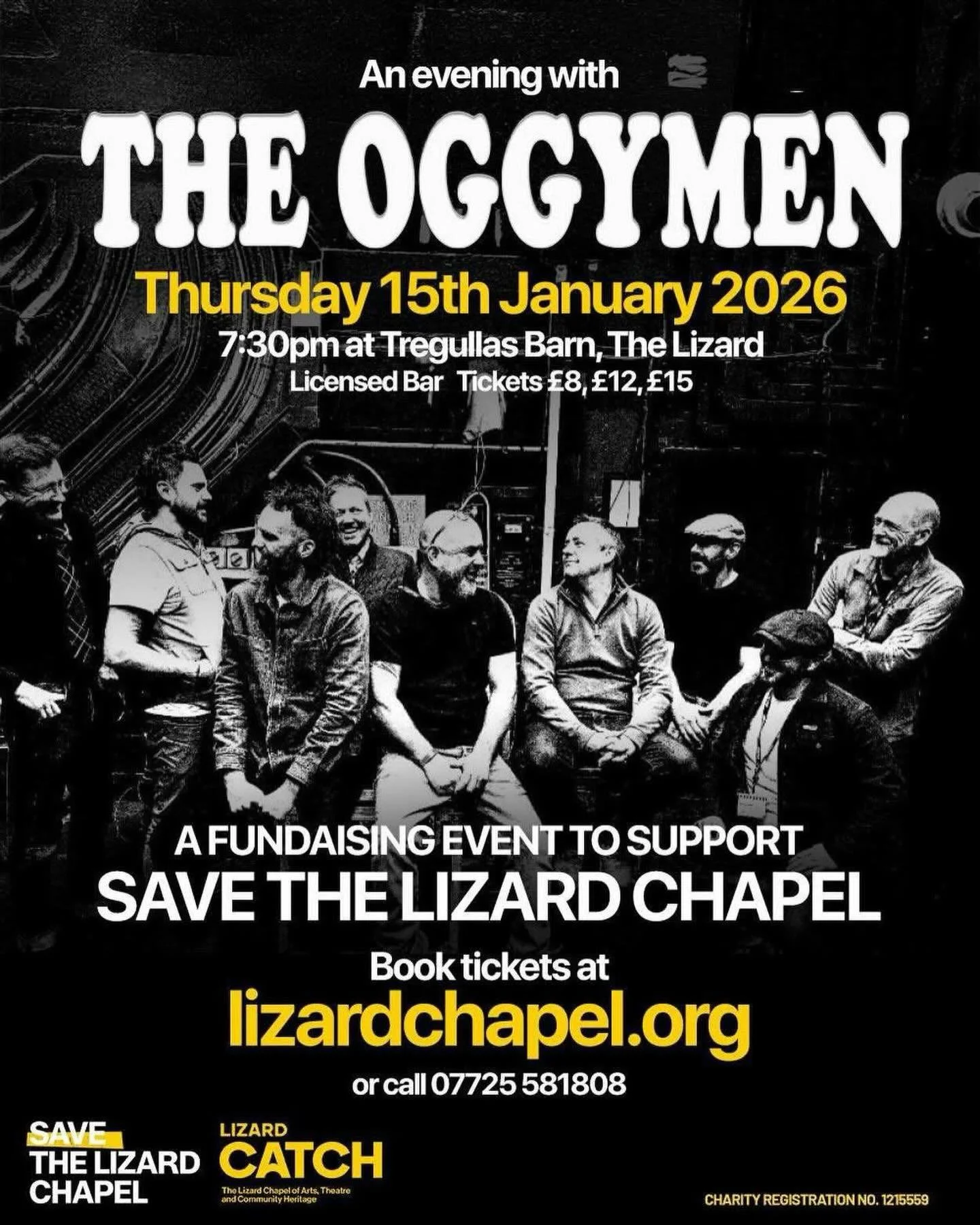 🔔The first outing of 2026🔔

We can&rsquo;t wait to get back together tonight for our first of 2026. 

This is a really special cause as we aim to raise as much money as possible to help save the Lizard Chapel. 

Catch you down at The Lizard.