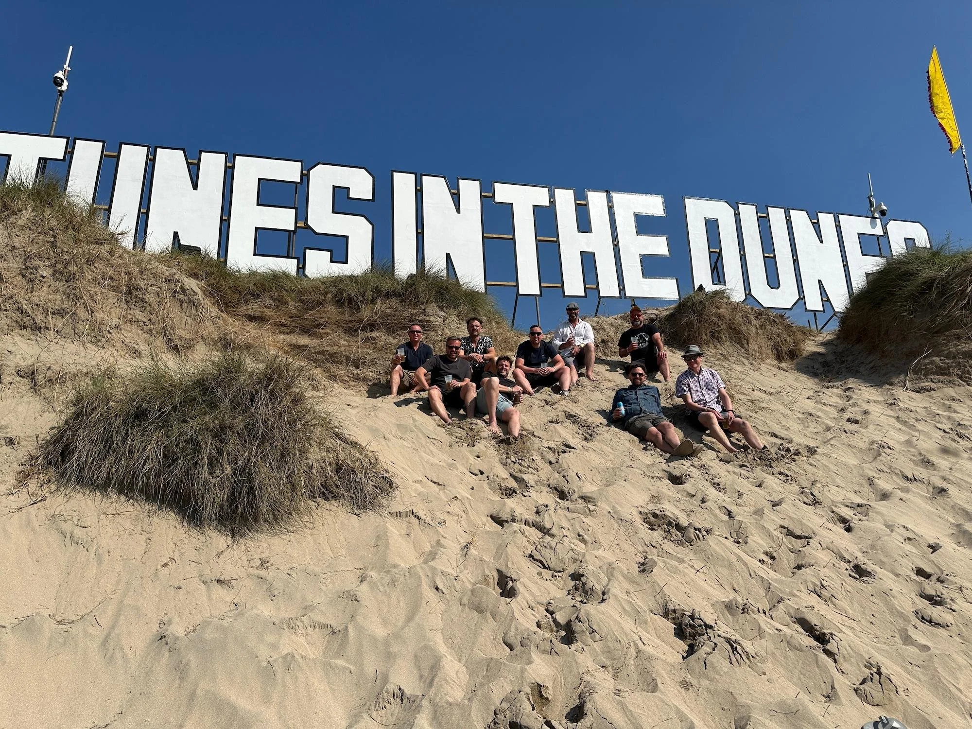 Tunes in the Dunes, Perranporth Beach,