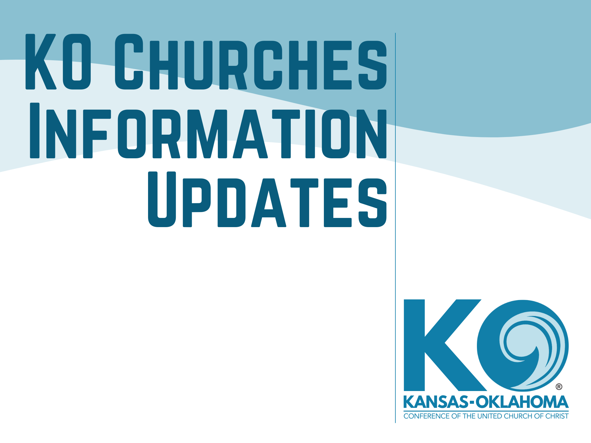 KO Churches Information Updates