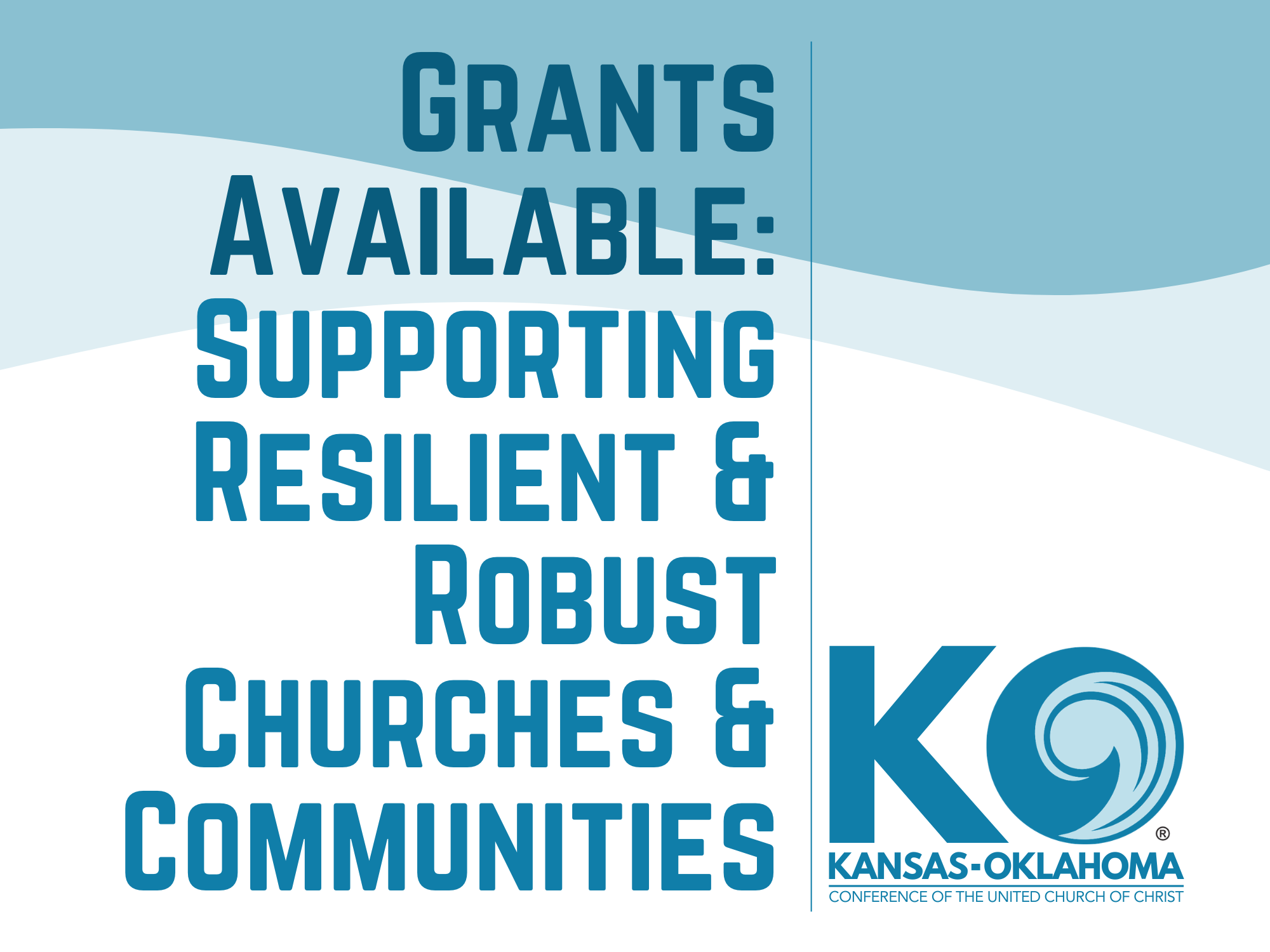 Grants Available: Supporting Resilient &amp; Robust Churches &amp; Communities