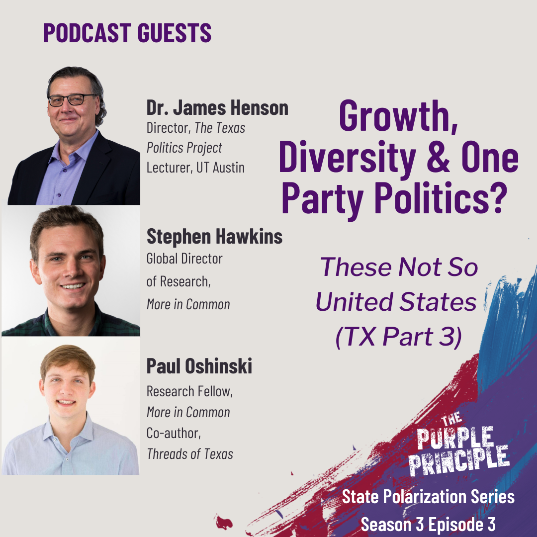 Growth, Diversity &amp; One Party Politics? These Not So United States (TX Part 3)