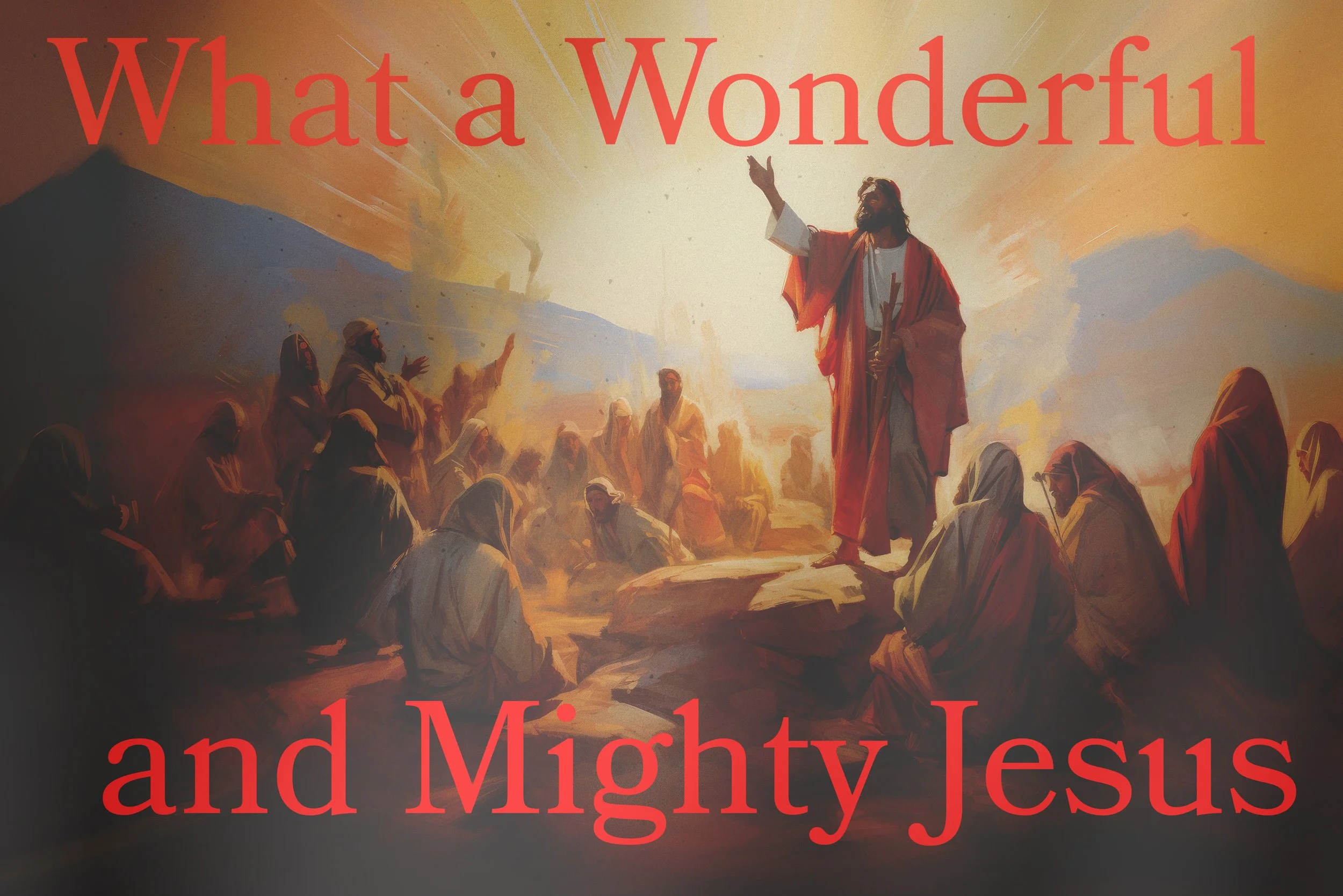WHAT A WONDERFUL AND MIGHTY JESUS - REMEMBERING HIS MIGHTY WORKS!