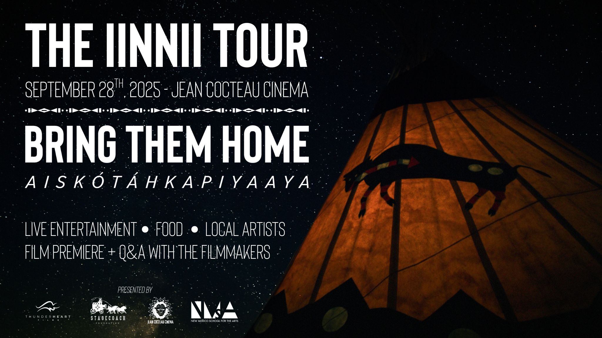 The Iinnii Tour - Bring Them Home Screening & Event