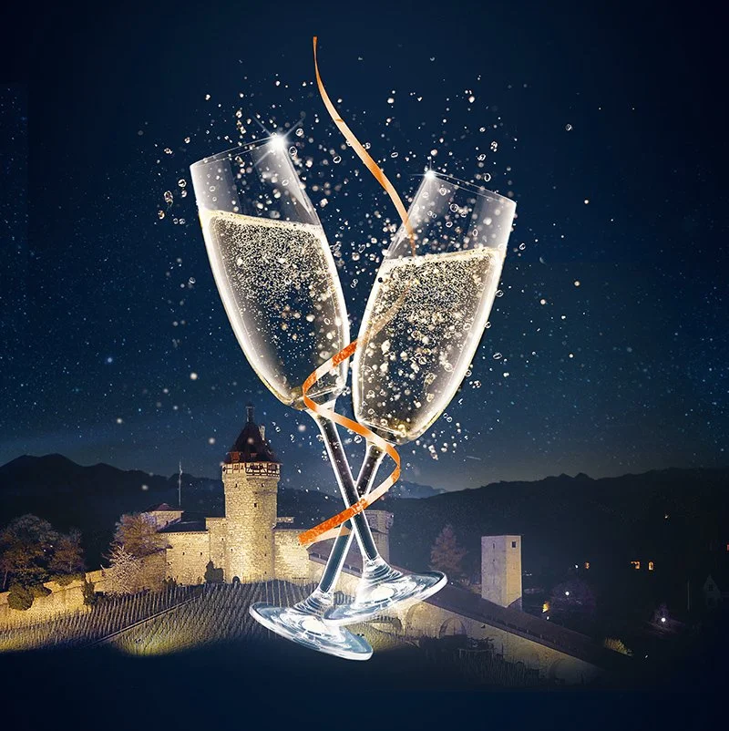 Silvester 2025, Start mit Apero 18.30 bis 19.00