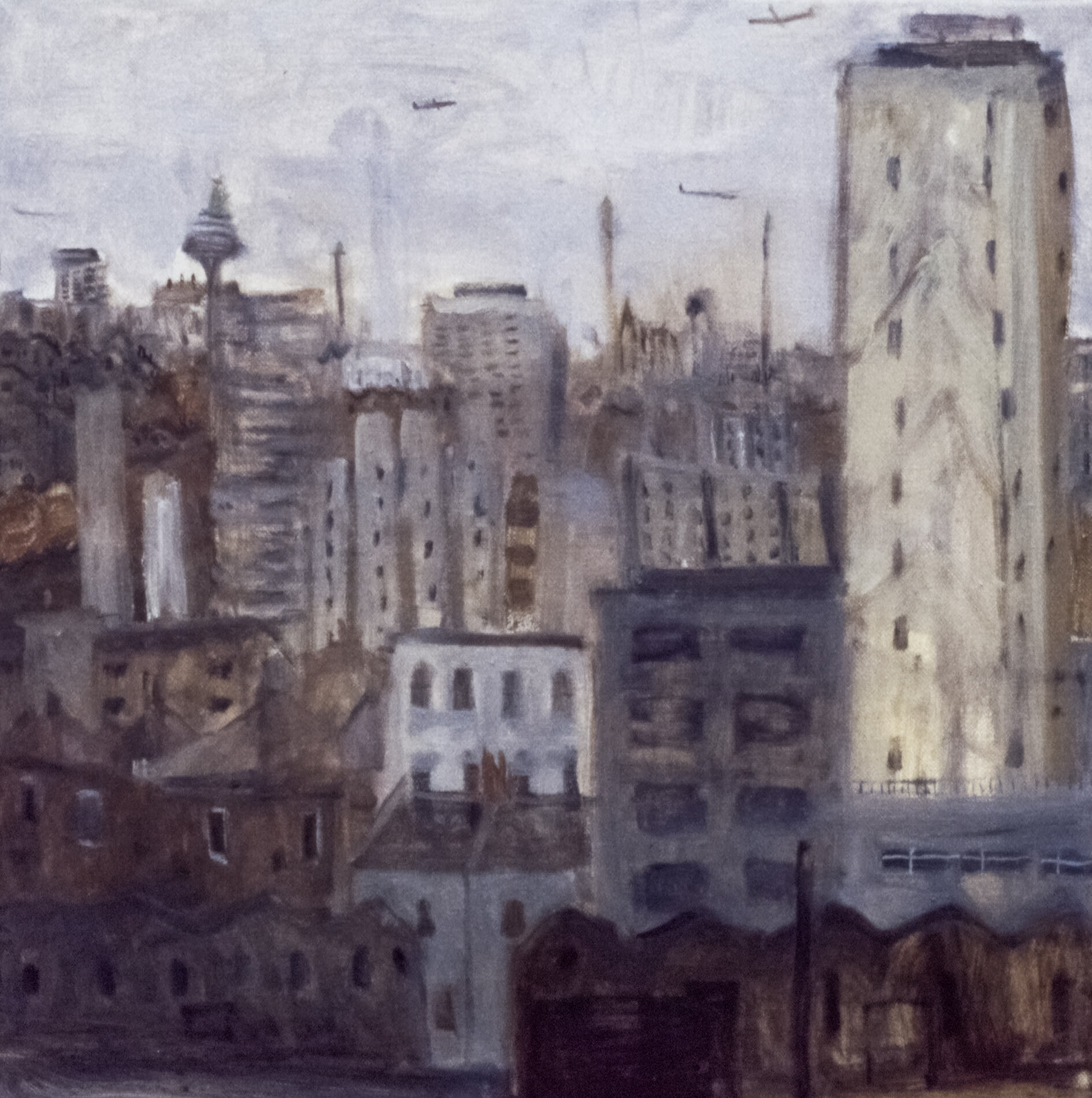 Cityscape with Towers