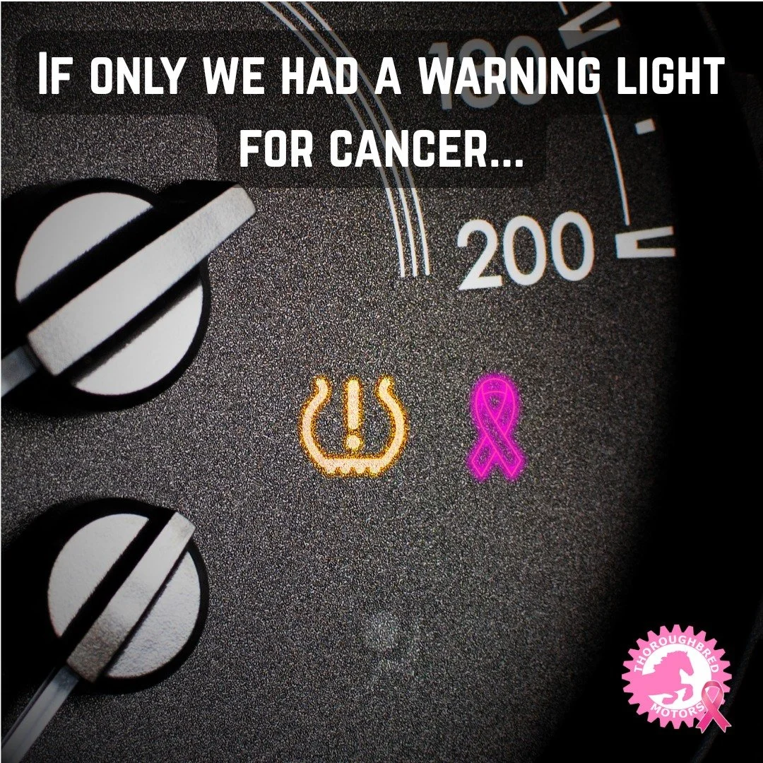 If only it were that simple...
Just like your car needs regular checkups, so do you.
 Early detection saves lives - don’t skip your next screening. 
#breastcancerawarenessmonth #cancersucks #breastcancerawareness #thoroughbredmotors #automoti