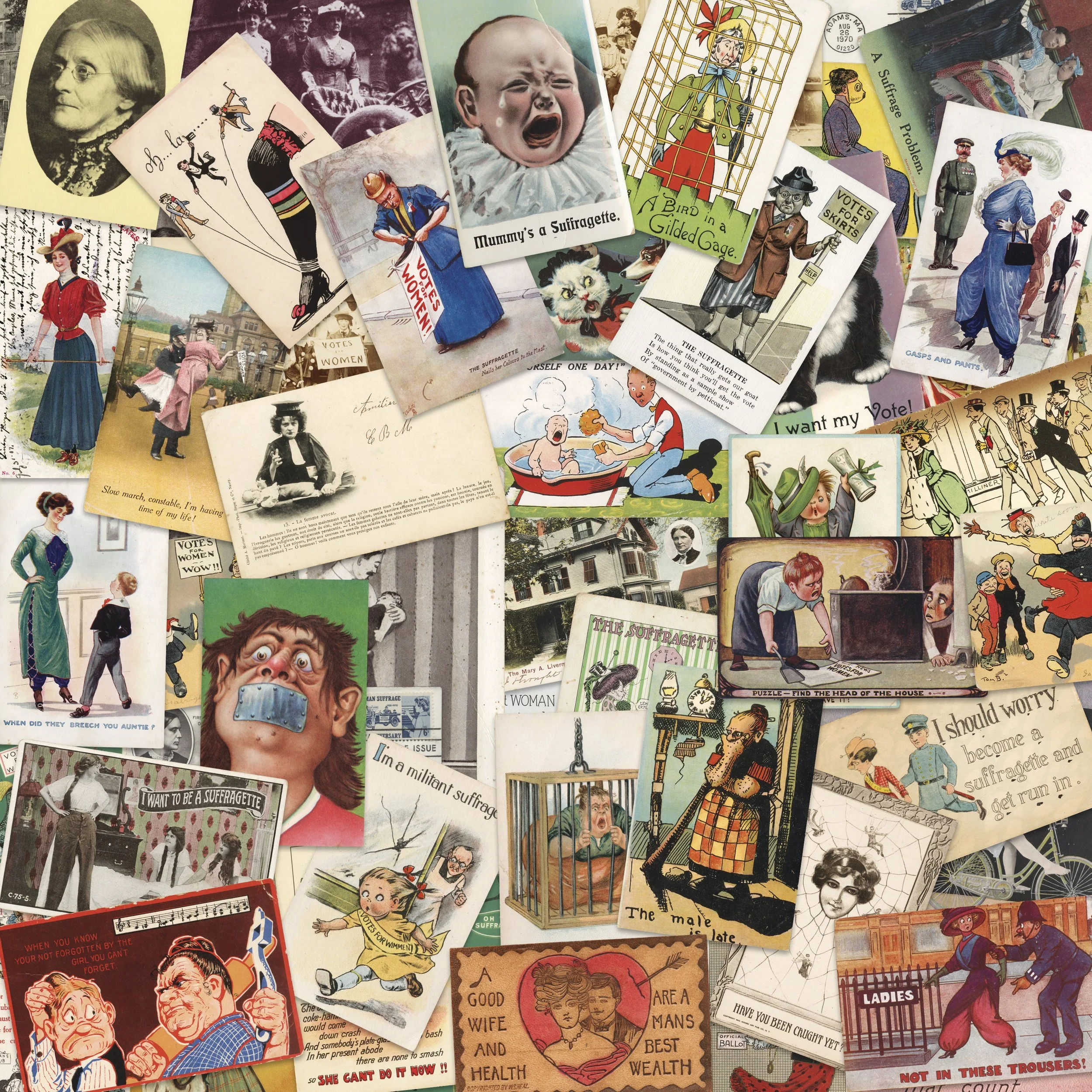 Vintage Tweets: Suffrage Era Postcards