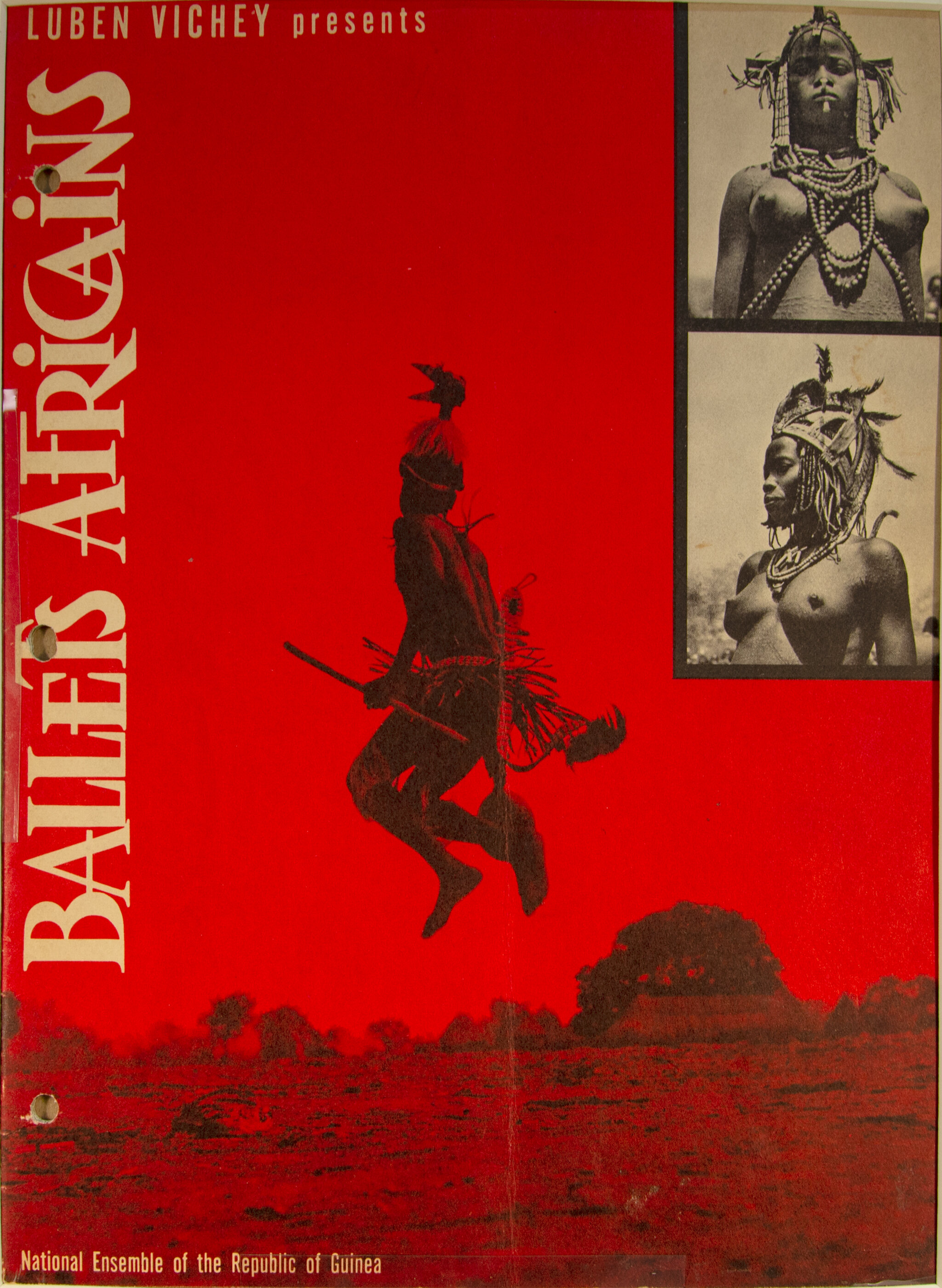 Les Ballets Africains Souvenir Program (Cover)