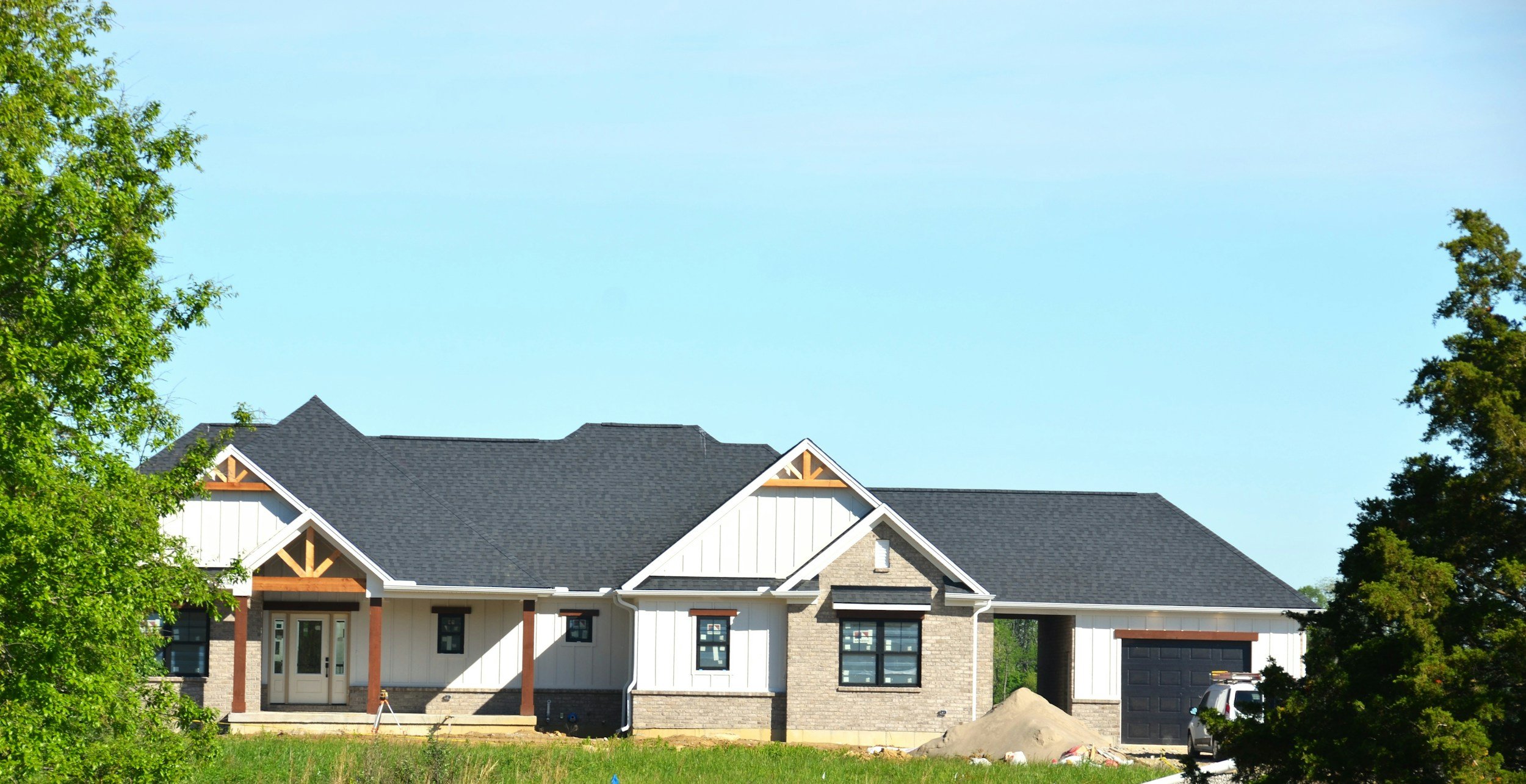 Should You Photograph a New Home Before the Landscaping Is Finished?