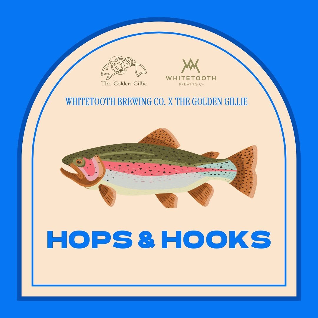 HOPS &amp; HOOKS | MAY 23RD, 2024 | 7PM

🪶Join us for our first ever Hops &amp; Hooks! Dave Burns, The Golden Gillie, will be guiding us through an evening of fly tying. 

🎣 Registration is $25 and includes instruction, materials for two flies as w