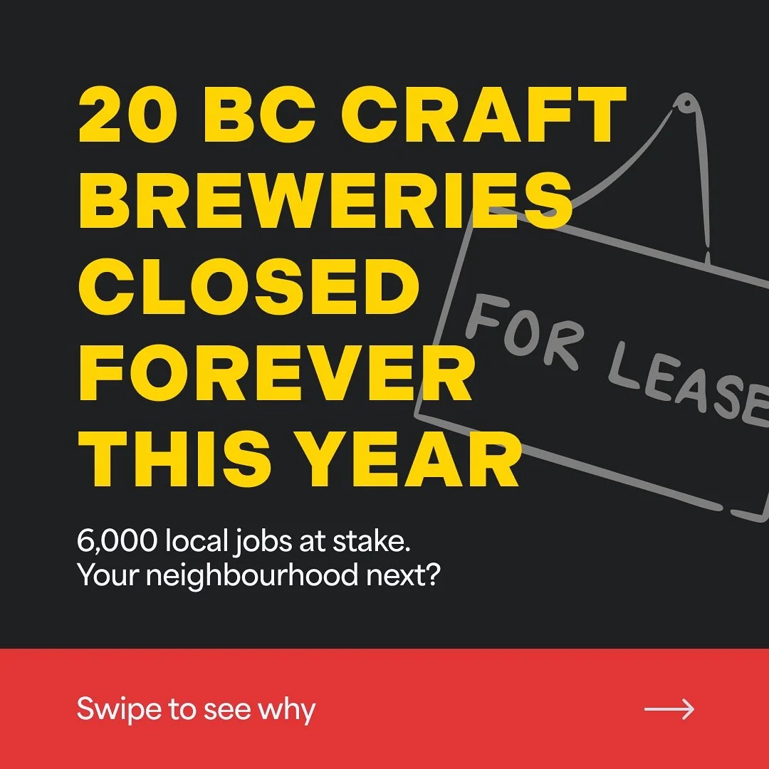 Can we be honest for a second? 

Running a craft brewery in BC right now feels like playing a rigged game.

Work hard to grow? Get hit with a punishing tax increases. But if you&rsquo;re a foreign mega-corp making billions? Here&rsquo;s $9M in rebate