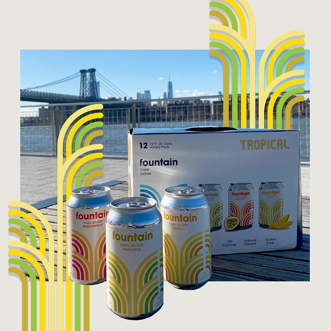 What are you sippin&rsquo; this Saturday?🍍🥭🍊.
.
.
#hardseltzer #seltzerwater #weekend #tropical #nyc #bklyn #saturdayvibes #drinks #cocktails #seltzerwater #seltzer