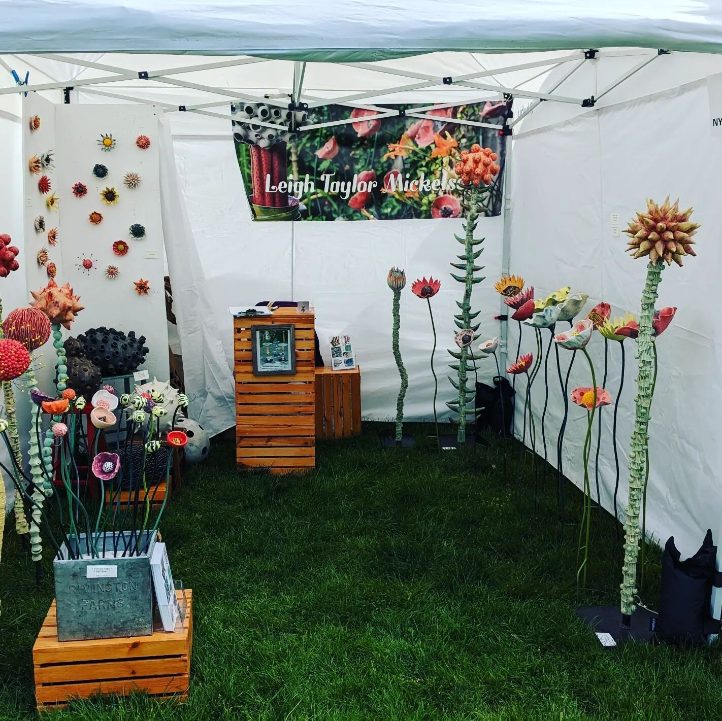 Doors open at 10! Come visit my booth (P2) at Crafts at Lyndhurst and check out what I have for your garden and home.

#hudsonvalleyartist #porcelain #outdoorsculpture #gardenpoppies #gardenart #gardendwellers #seeds #flowers #foreverflowers