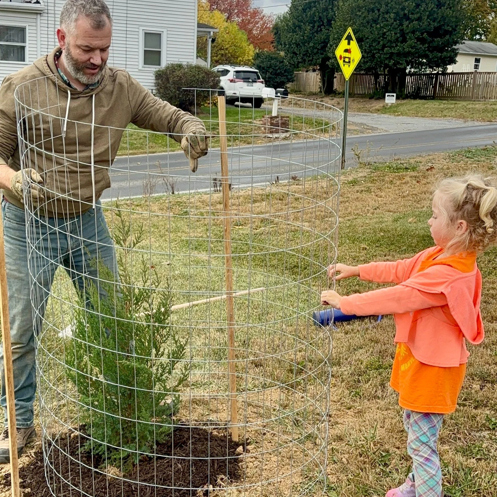 Tree Planting at Veterans Park, Smithsburg