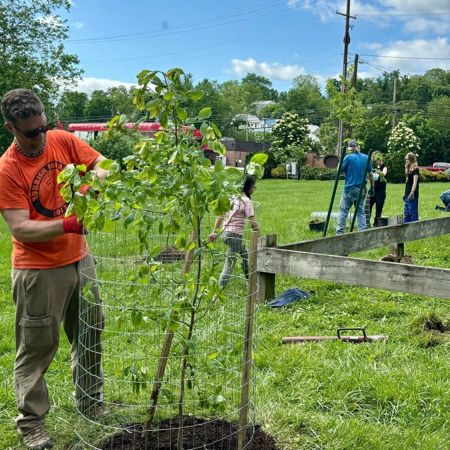 Tree Planting at Leitersburg Ruritan Community Center