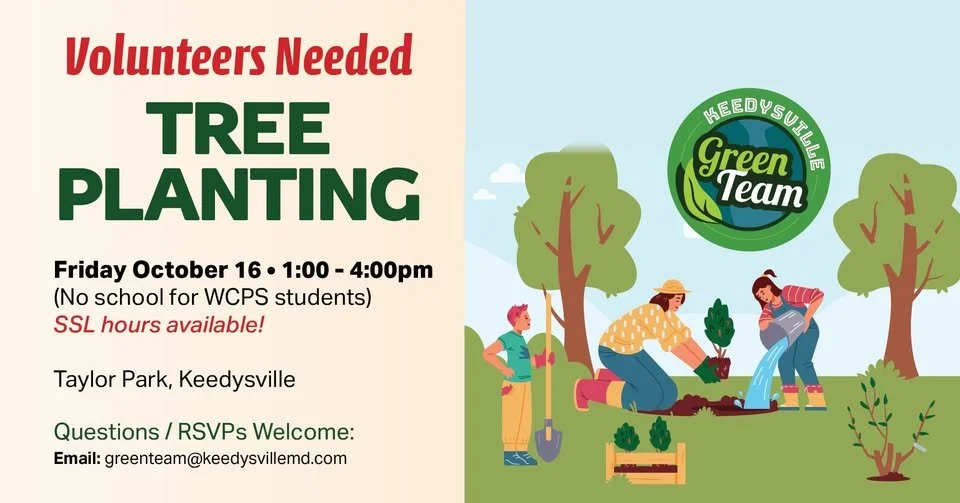 Volunteer Tree planting in Keedysville