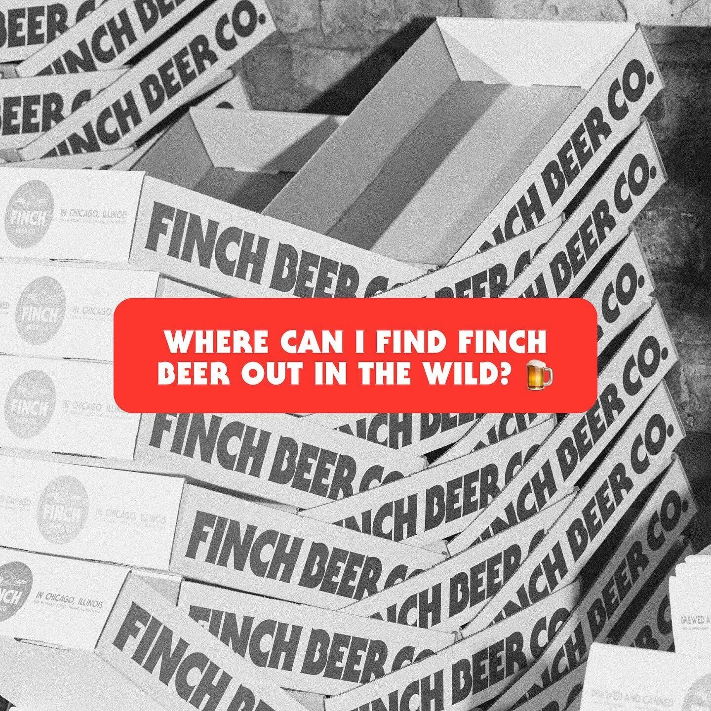 Wondering where you can grab your favorite Finch brew? Hit the link in bio for our beer finder! 

#drinklocal #chicagobeer #finchbeer #chicagocraftbeer #wetyourbeak