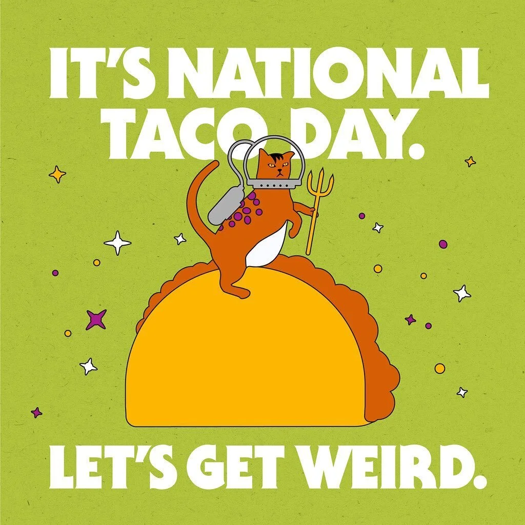 Tacocat is the only taco that comes in a can! 🌮 
It&rsquo;s just the right amount of weird with your favorite kettle sour vibes and refreshing notes of peach, tangerine, and wild grapes!

#nationaltacoday #drinklocal #chicagobeer #finchbeer #chicago