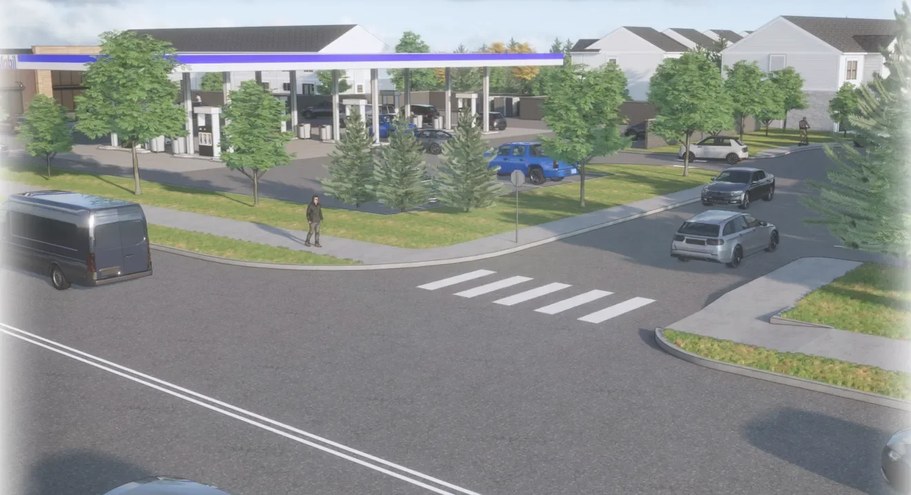 Hamburg Township Gas &amp; Retail Plaza