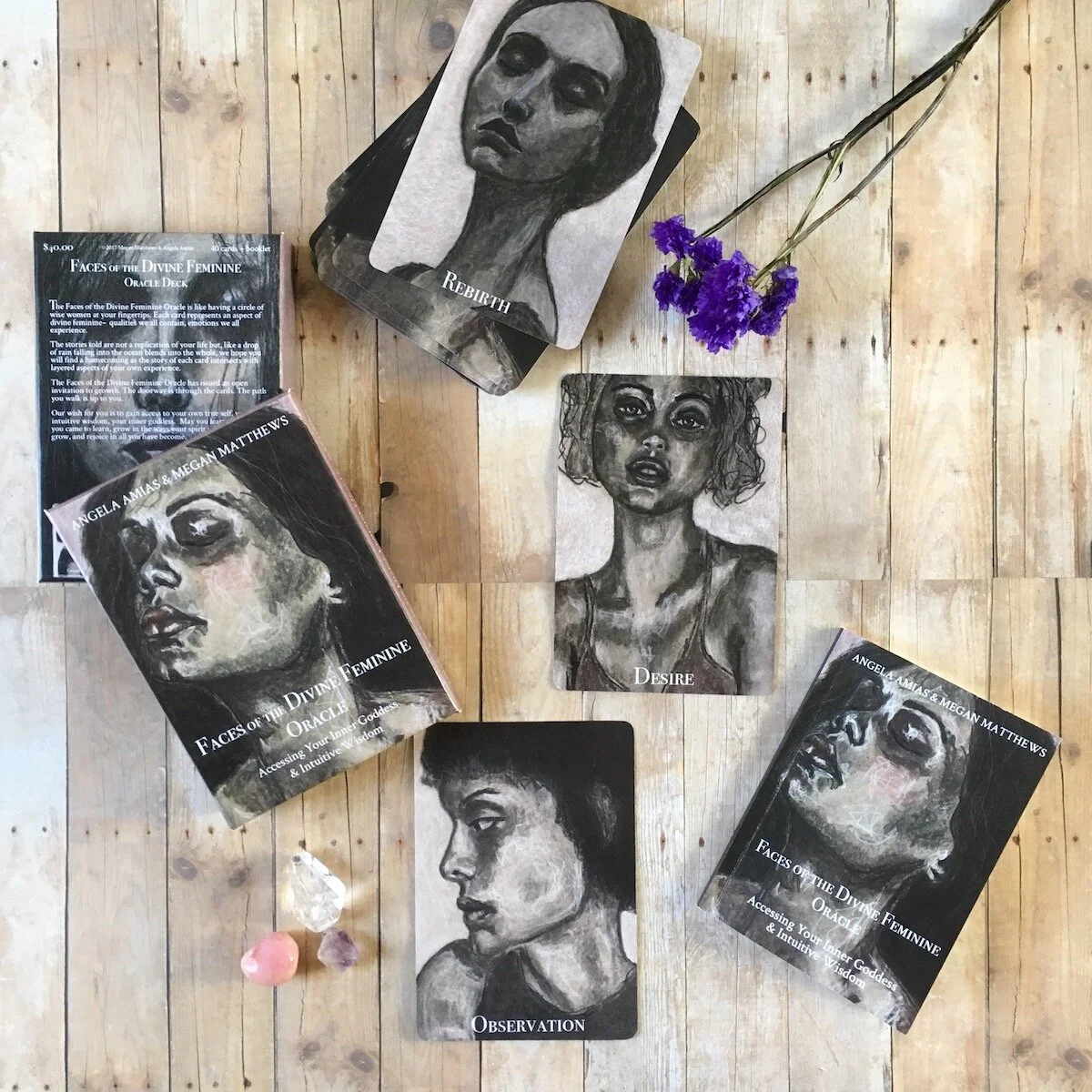 Faces of the Divine Feminine Oracle by Angela Amias and Megan Matthews