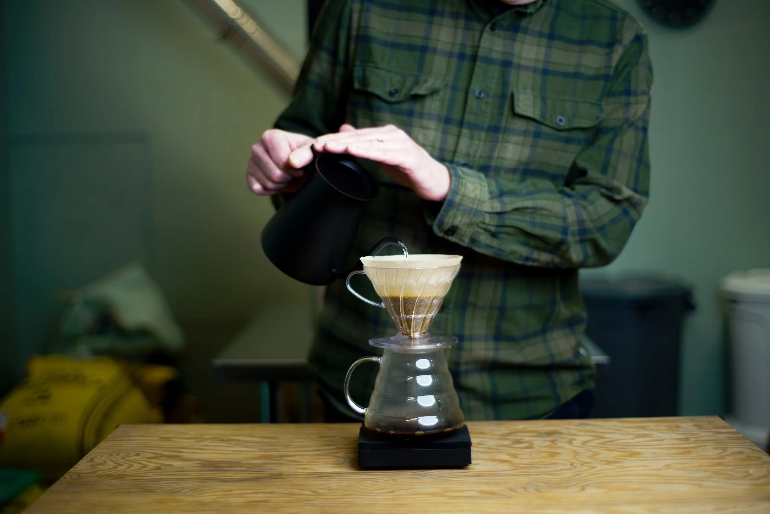 Tilted Coffee Filter Tasting - Session One