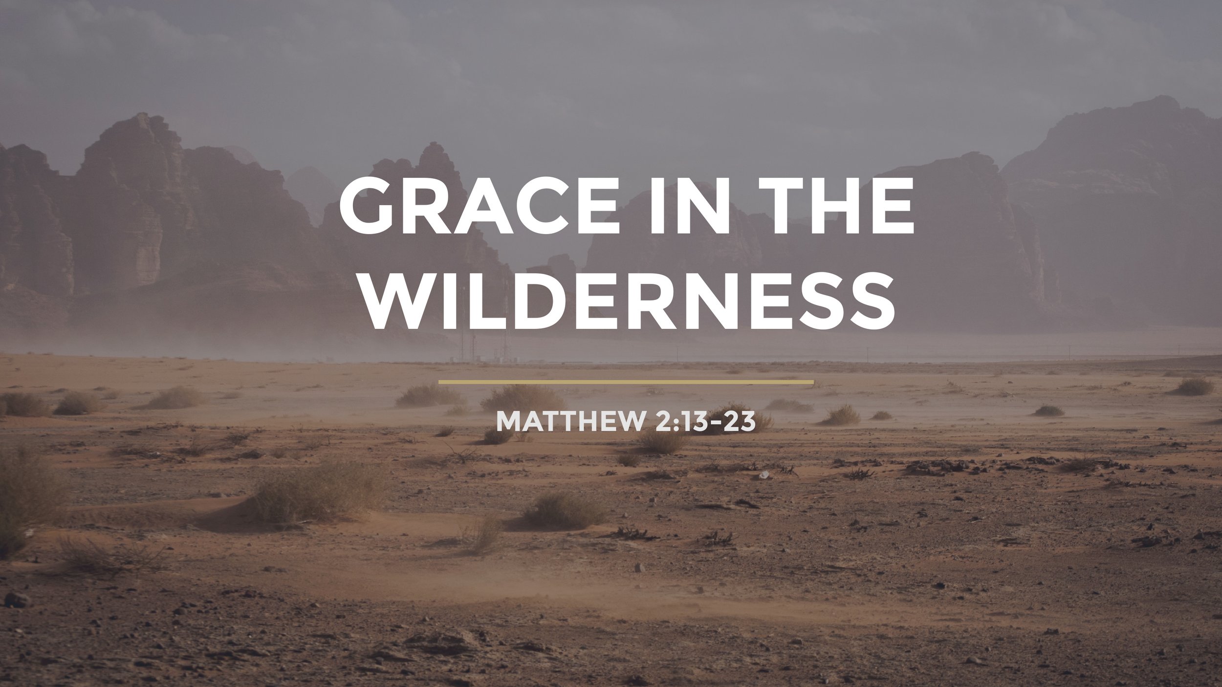 Grace in the Wilderness