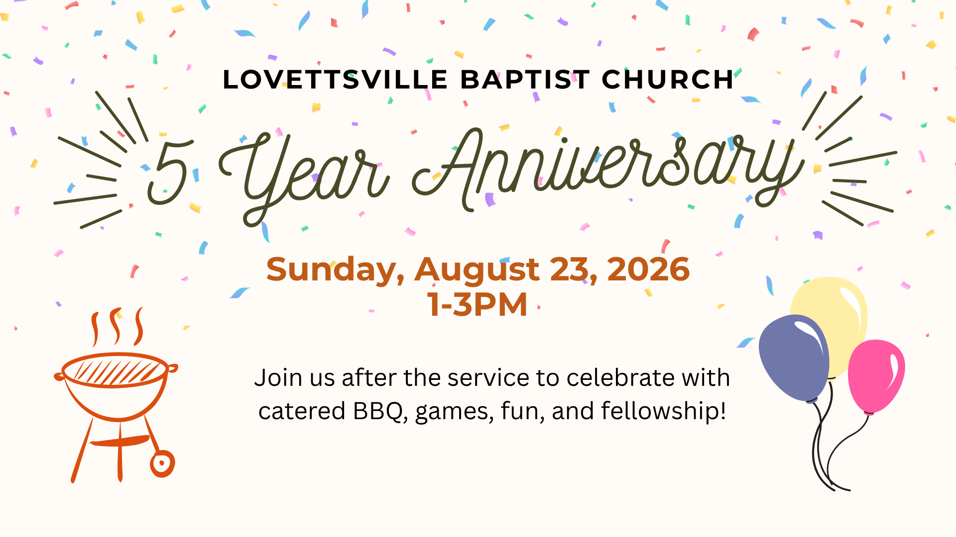 5 Year Celebration!!!