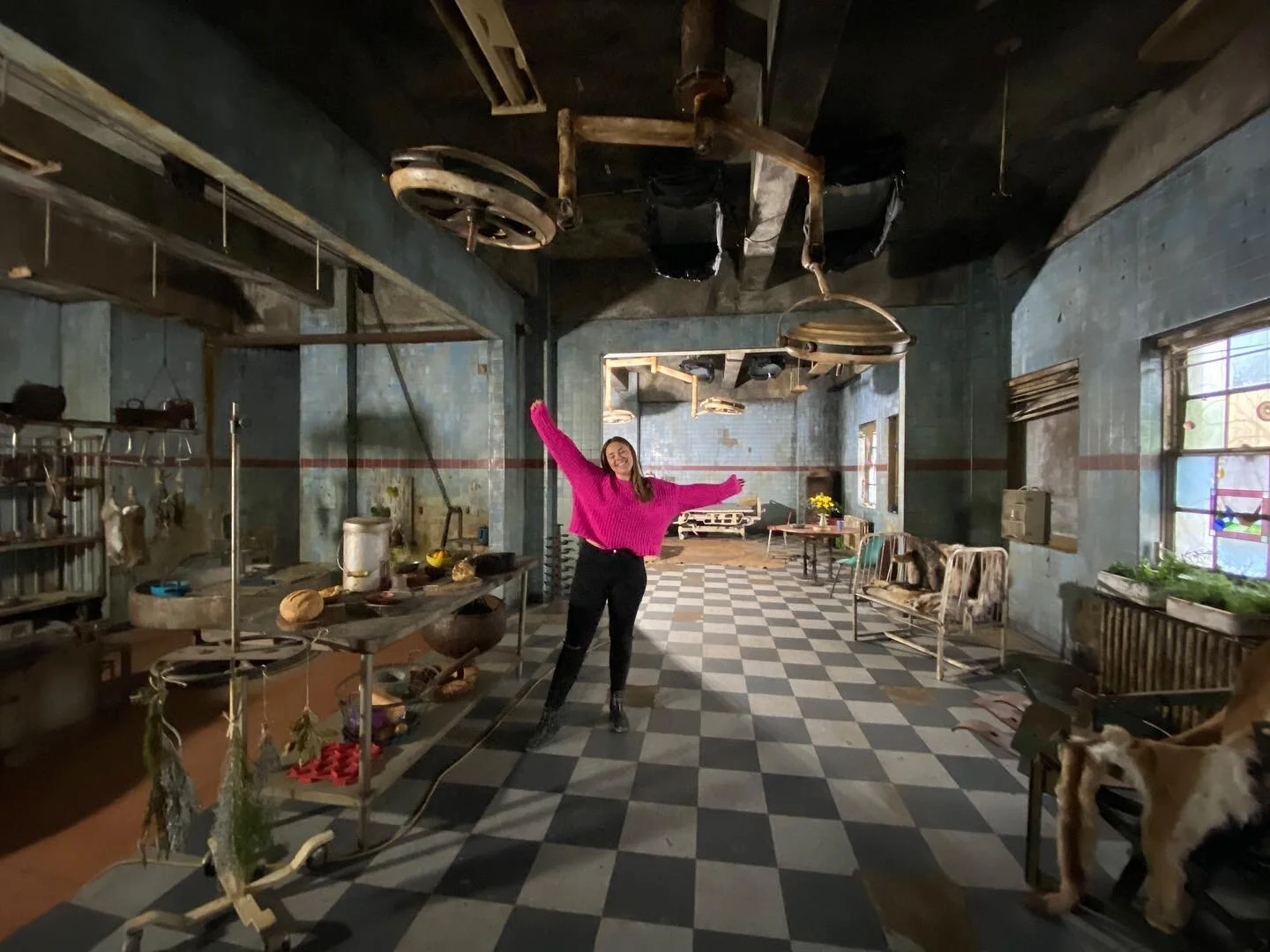 Wren&rsquo;s Apartment - I think my favourite part of being a Set Designer is seeing a set finally finished. I always try to get out of the office and visit my sets before shooting. It&rsquo;s a great time to make sure everything is in order and take