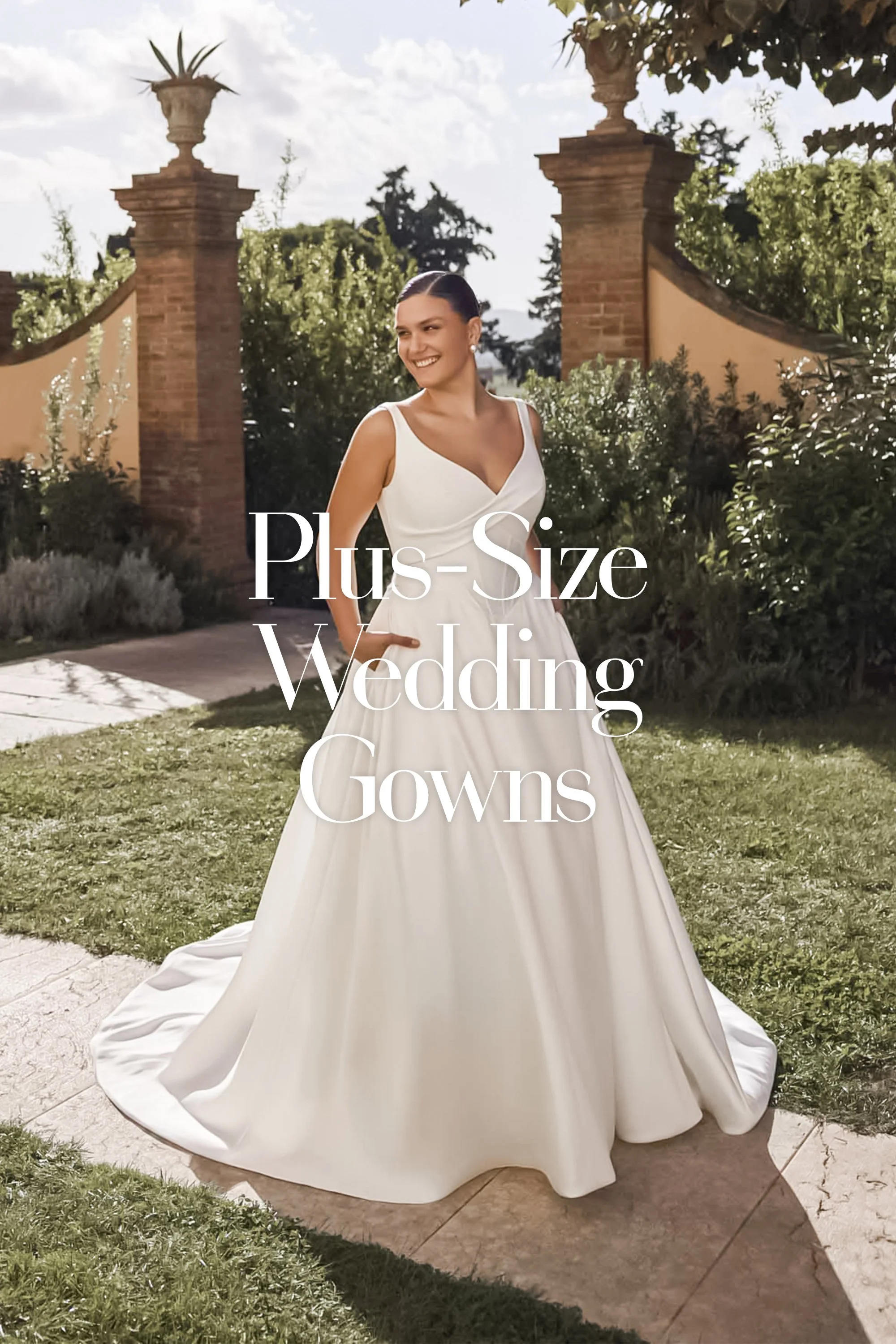 Shop plus-size wedding dresses at Enchanted Bride in Lake Mary, FL. Discover beautiful, flattering bridal gowns for curvy brides near Orlando.
